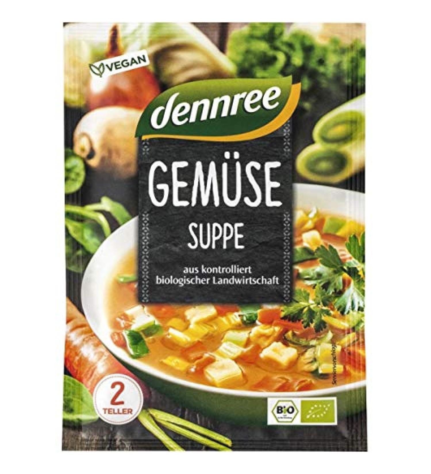 dennree dennree Vegetable Soup in a Bag (40 g) - Organic