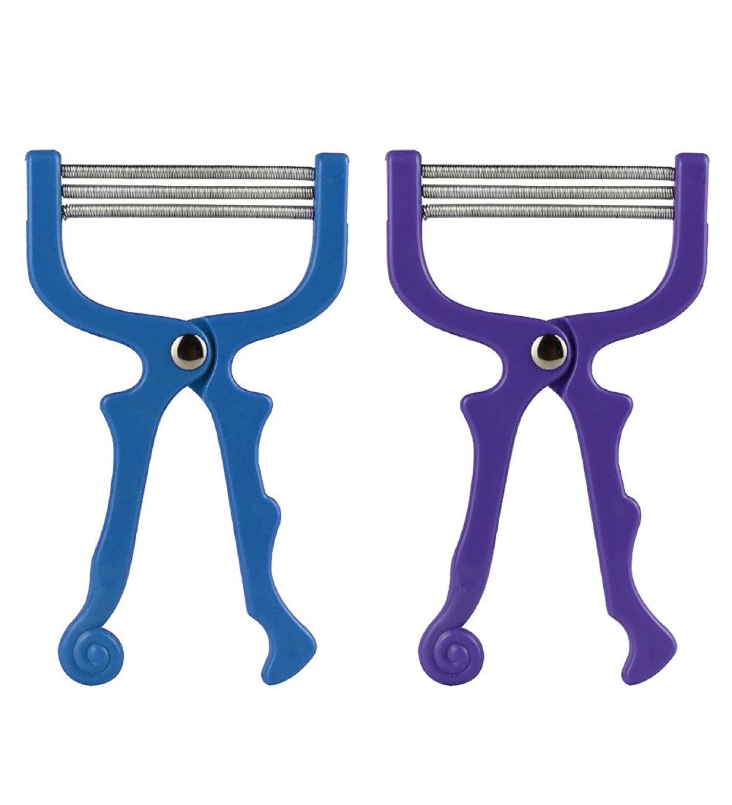 AHEOVSD Handheld Facial Hair Removal Threading Tool Set - 2 Pieces | Women's Face Epilator for Hair Removal | Beauty Tools - Random Color - Buy Online on GoSupps.com