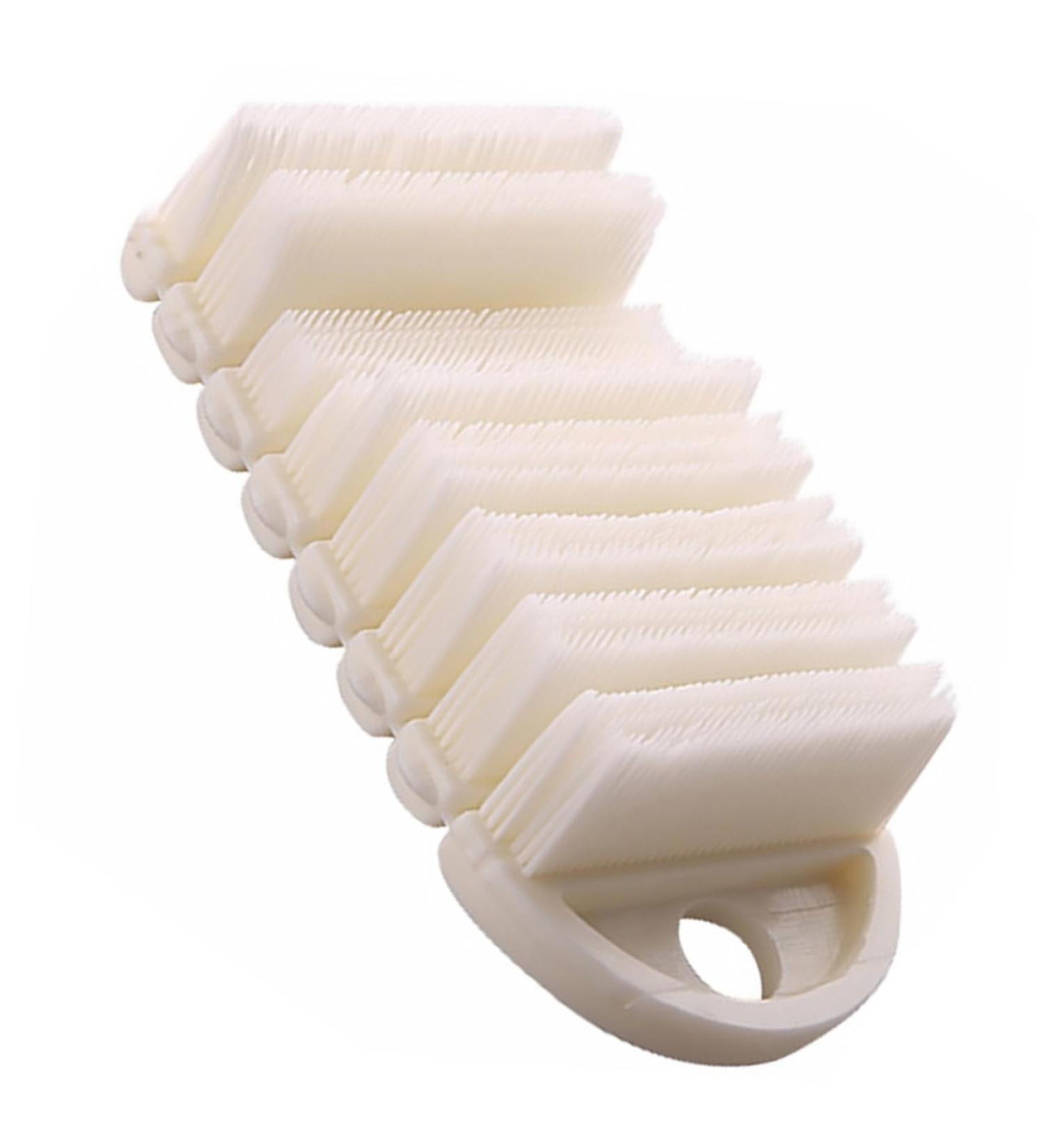 Ipetboom Nail Brush Hand and Nail Scrub Brush Fingernail Scrubber Manicure Brush Pedicure Dust Brush Finger Brush Manicure Tool Toe Brush Clean Polypropylene Wash White - Buy Online on GoSupps.com