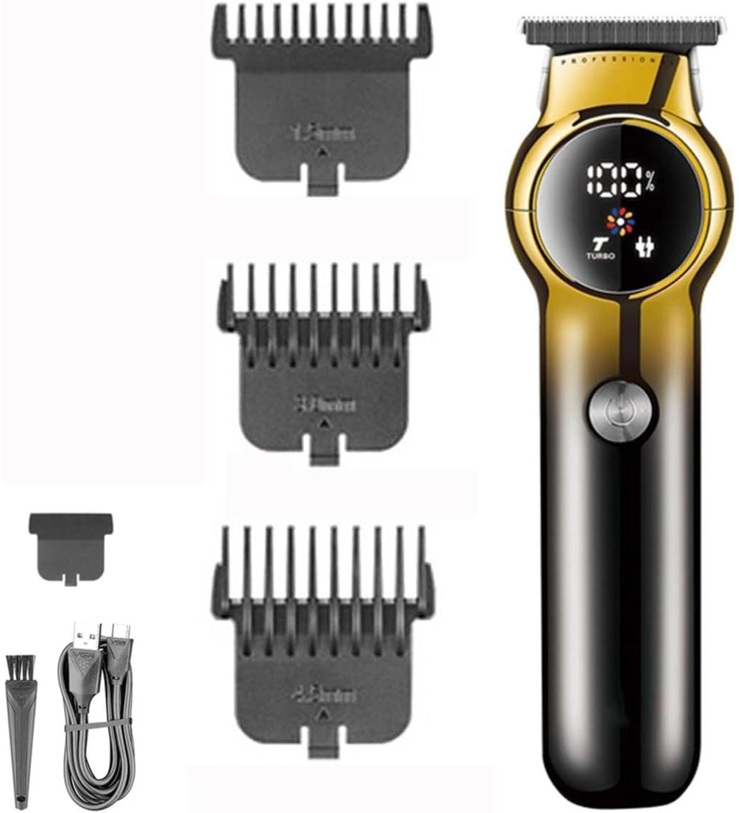 Professional Hair Clipper & Trimmer for Men | Rechargeable Cordless Hair Clippers | Adjustable Hair Trimmer (Black - Buy Online on GoSupps.com