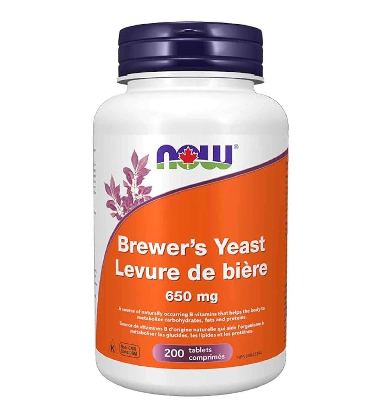 Now Brewer's Yeast 650mg 200tab - Buy Online on GoSupps.com