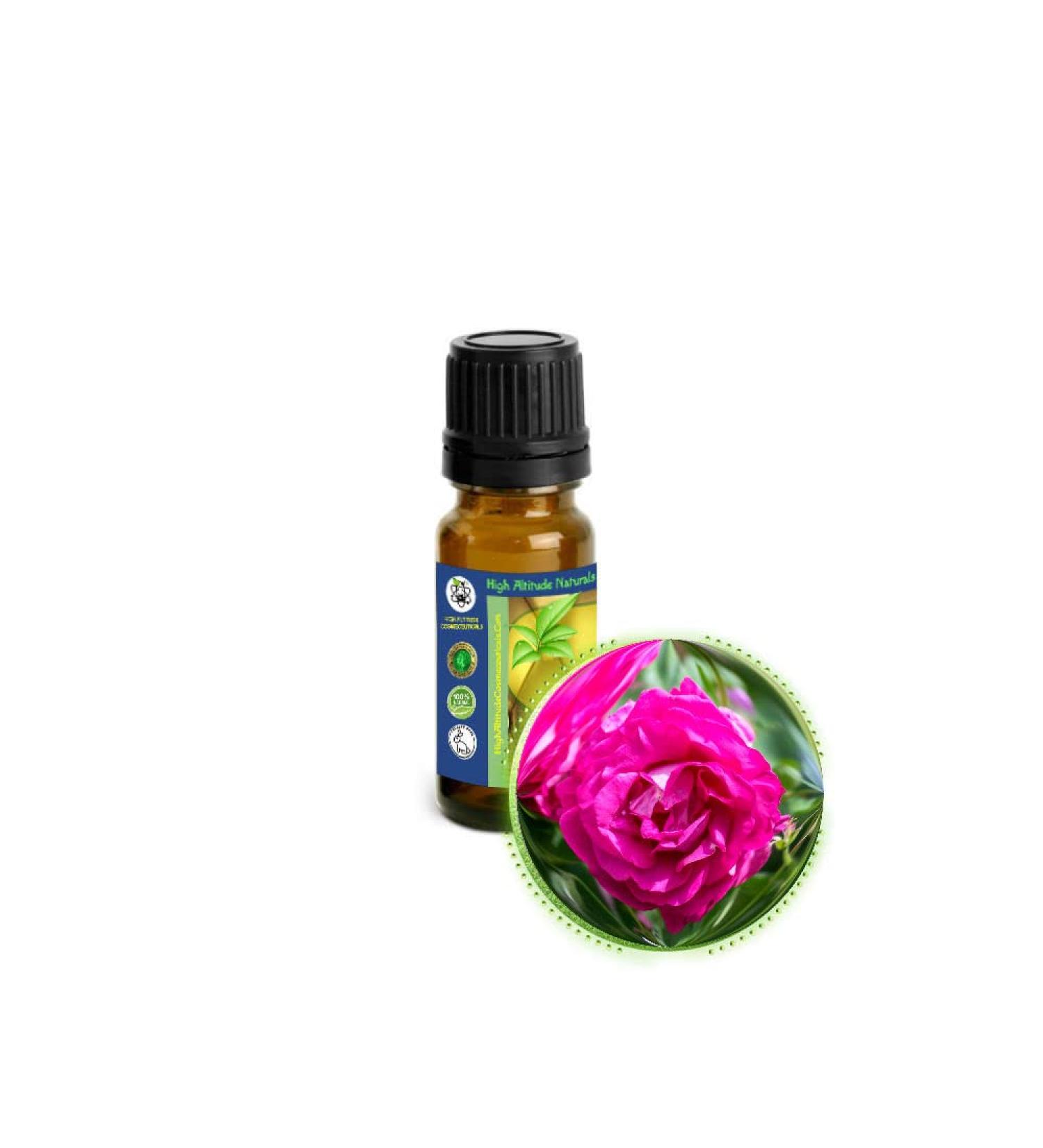 10ml (1/3oz) Rose Essential Oil (Rose Otto Rosa Damascena) - 100% Pure Undiluted Uncut