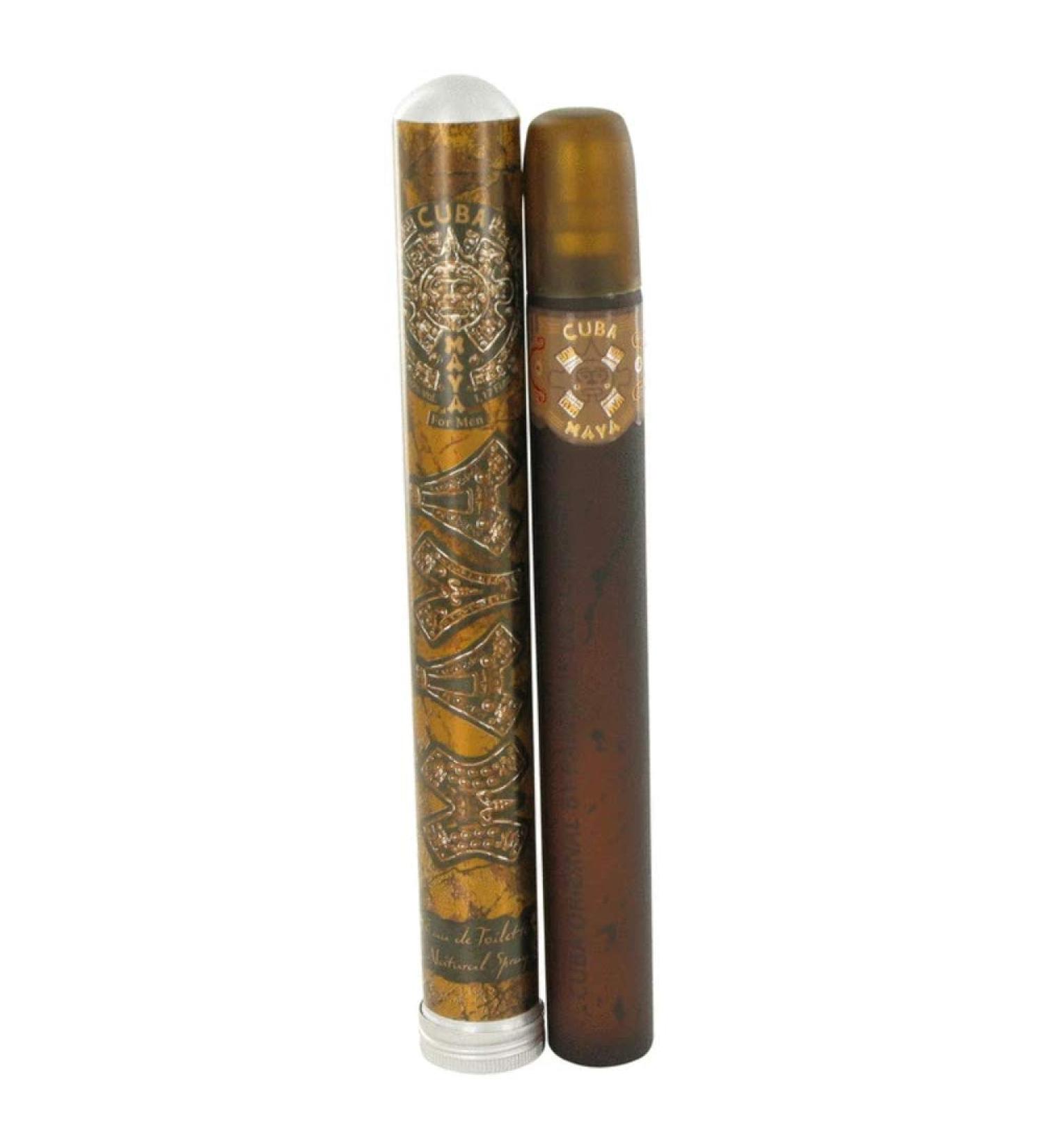 Cuba Mexico Maya Eau De Toilette Spray for Men 1.17 Ounce