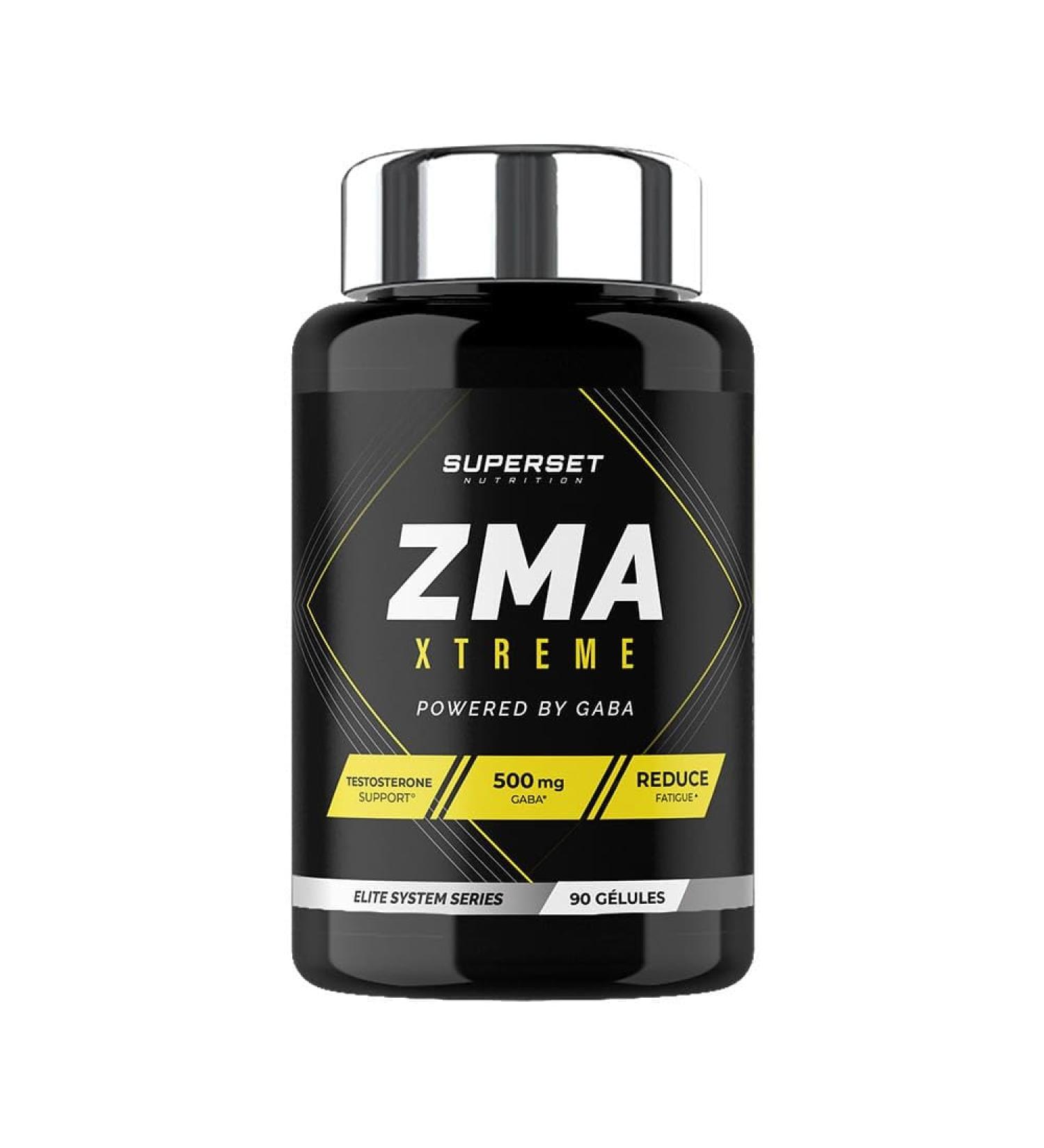 Superset Nutrition | Zma Xtreme (90 Caps) | ZMA | GABA-enriched zinc magnesium and B6 complex - Buy Online on GoSupps.com