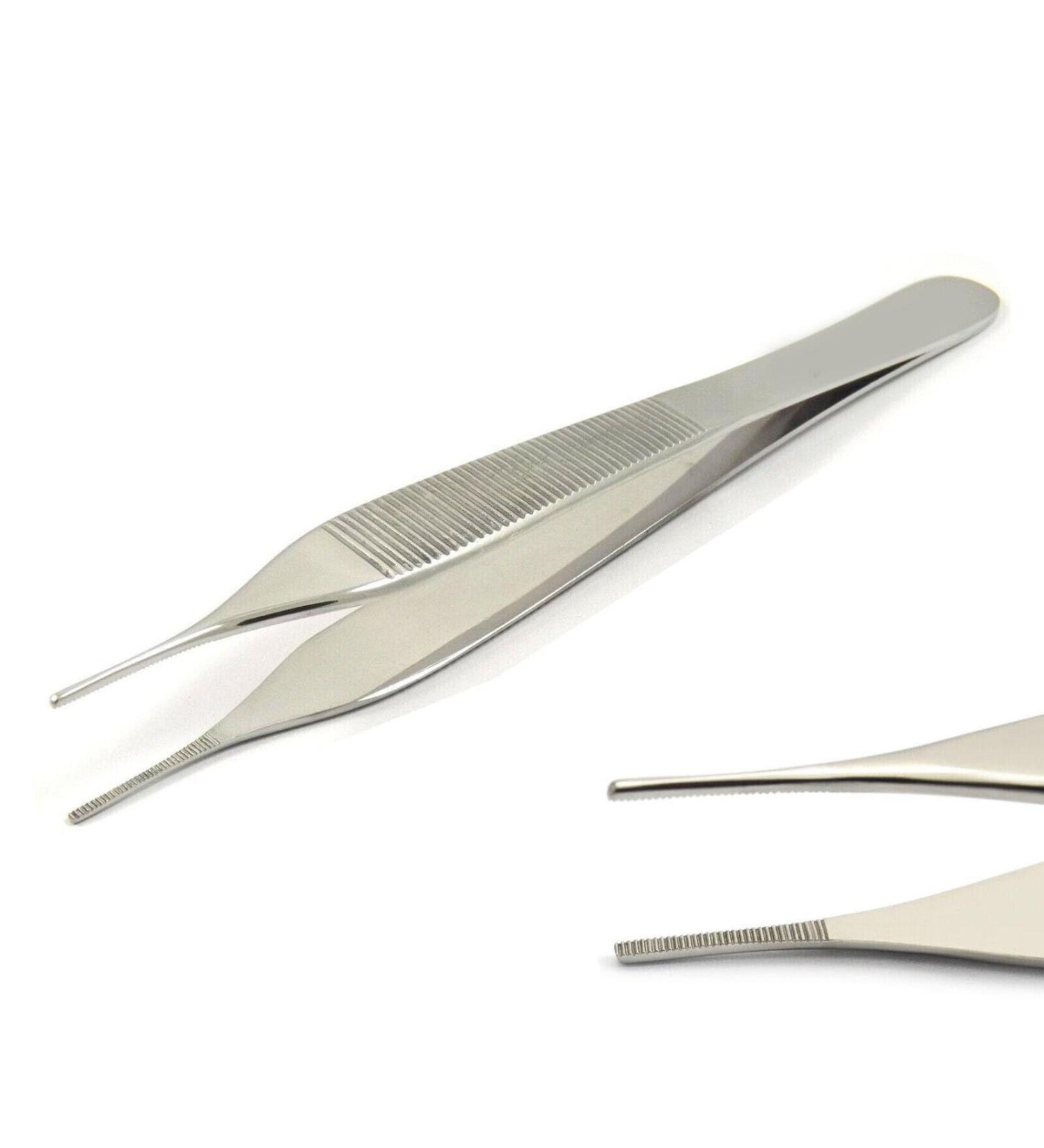Professional surgical tweezers - medical care anatomical tweezers |Dentist tooth seams op surgical pliers (Adson twezer)