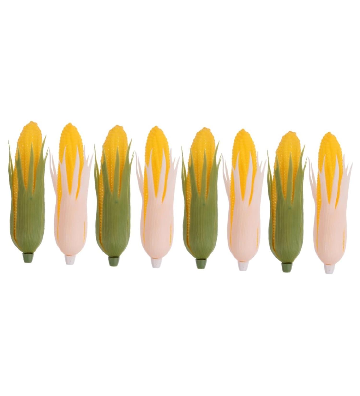 ABOOFAN 8 Pcs Simulation Corn Realistic Vegetable Lifelike Kitchen Vegetable Toys Artificial Fruits Kitchen Photography Props Corn Decor Decoratve Food Toy Fake Decoration Cupboard Plastic - Buy Online on GoSupps.com