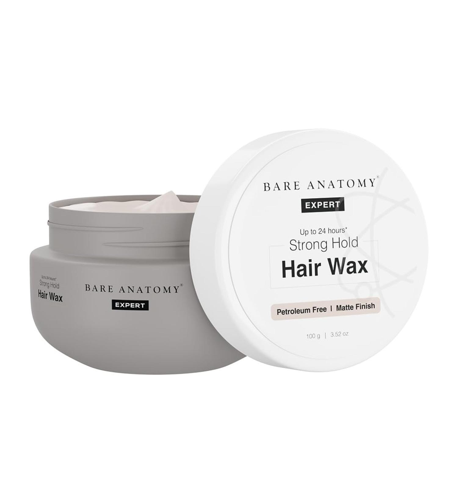 Buy Bare Anatomy Expert 24H Strong Hold Hair Wax | Sulphate & Petroleum Free | Matte Finish | Extra Strong Hold for Men | 100g - International Shipping Available - Buy Online on GoSupps.com