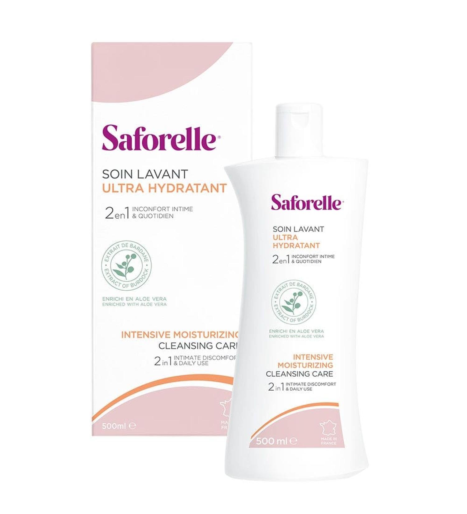 Saforelle Intensive Moisturising Cleansing Care 500ml - Buy Online on GoSupps.com
