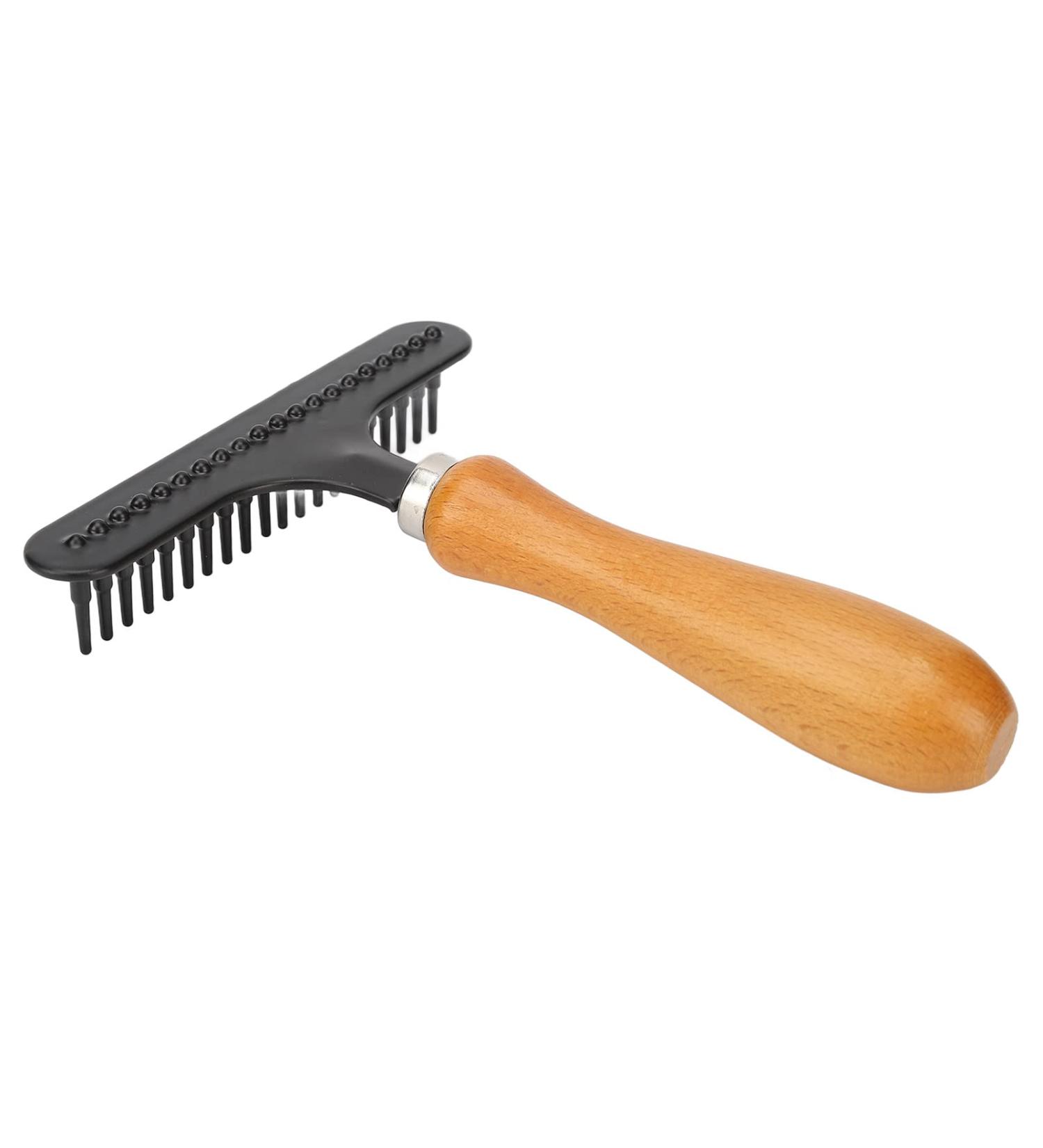 Handheld Carpet Rake - Stainless Steel Grooming Tool for Beauty Salons | International Shipping Available - Buy Online on GoSupps.com