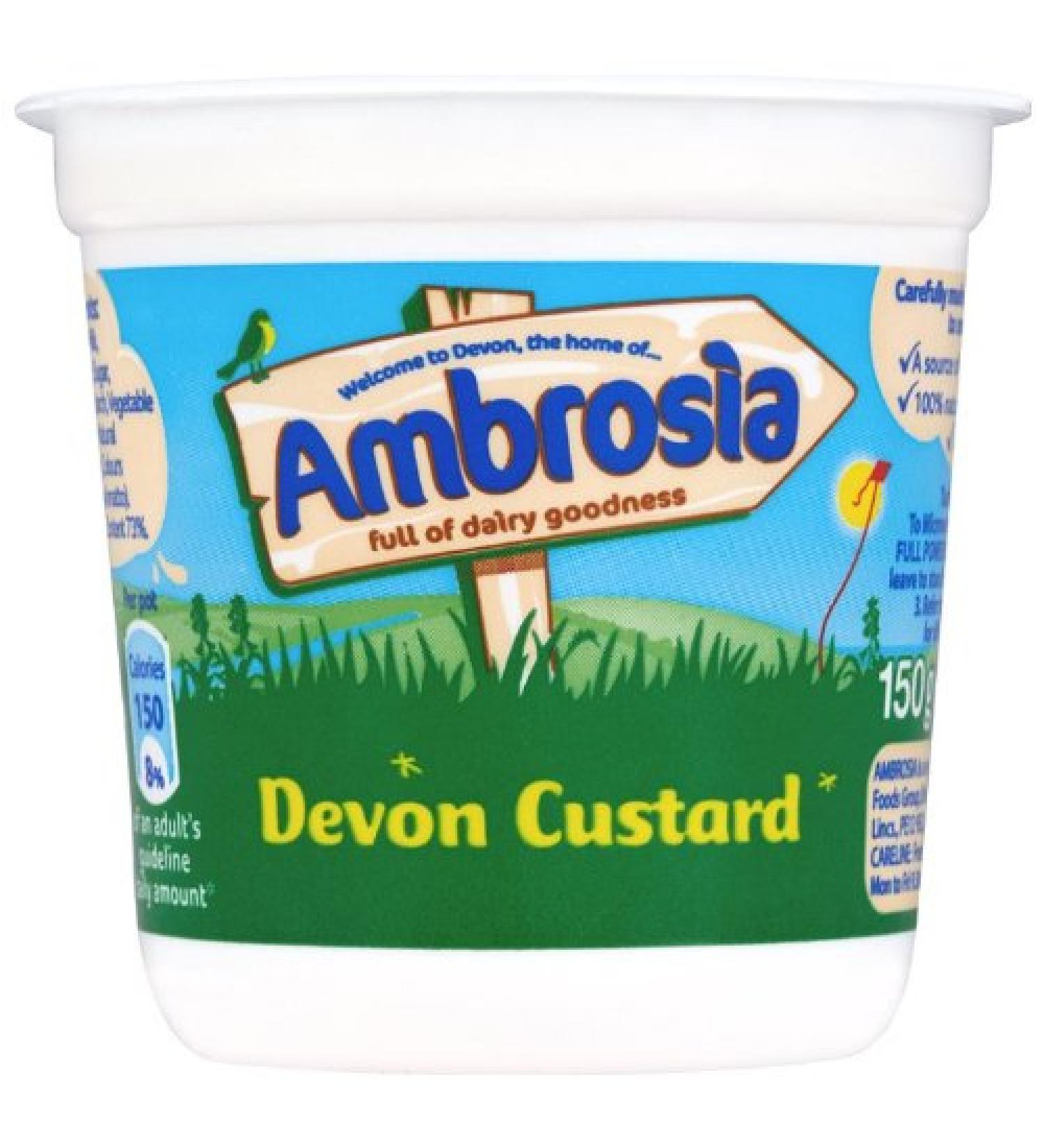 Ambrosia Devon Custard 150g Pack of 12