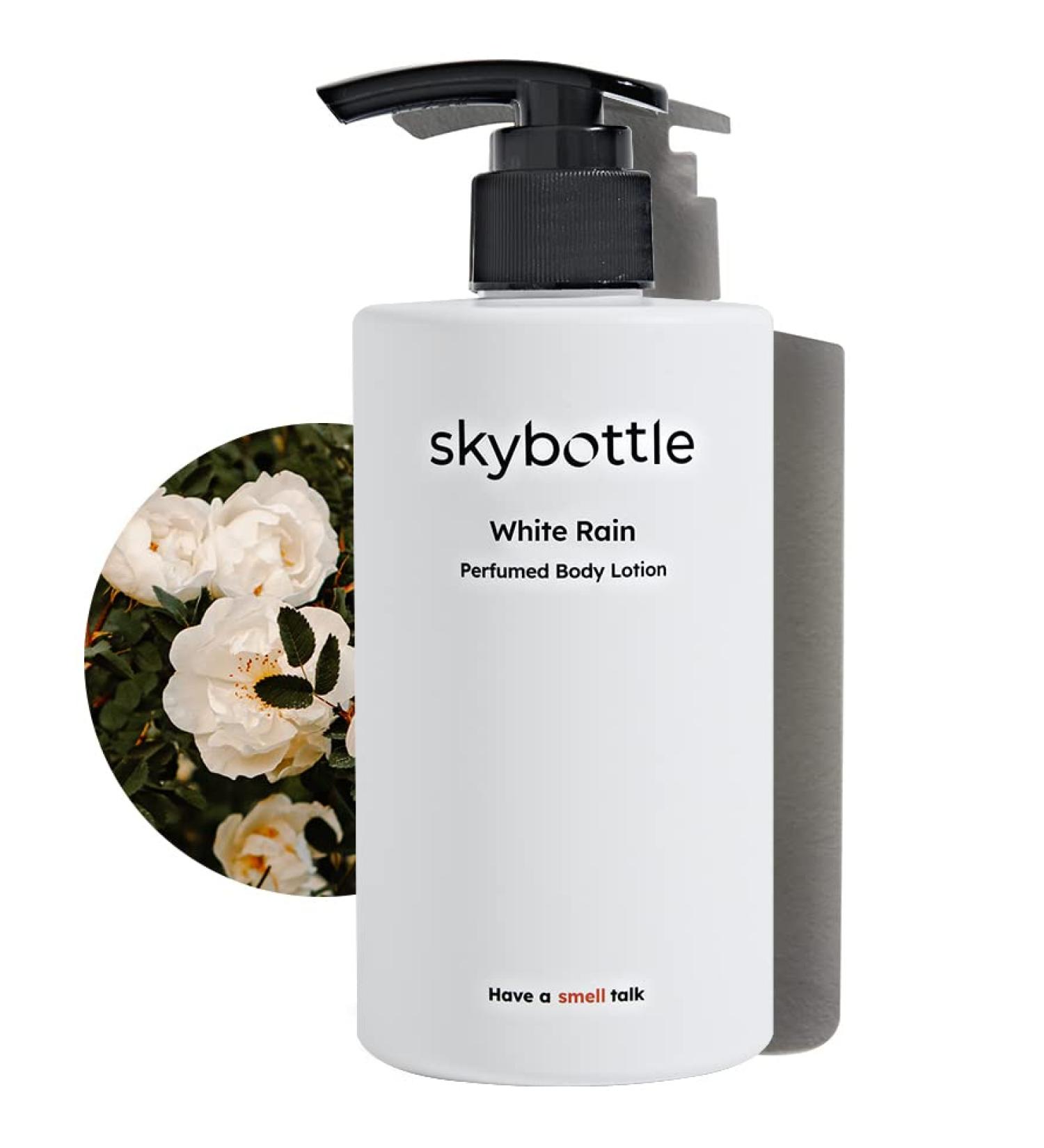 White Rain Skybottle Body Lotion - White Rose Lilac Scent, Fast Absorbing & Hydrating Cream - 10.1 Fl. Oz - Buy Online on GoSupps.com