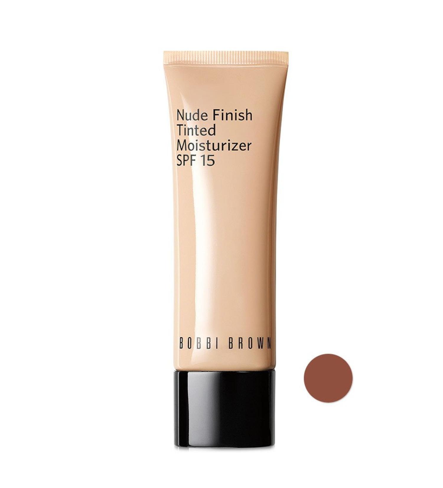 BOBBI BROWN NUDE FINISH TINTED MOISTURIZER SPF 15 (Rich Tint)