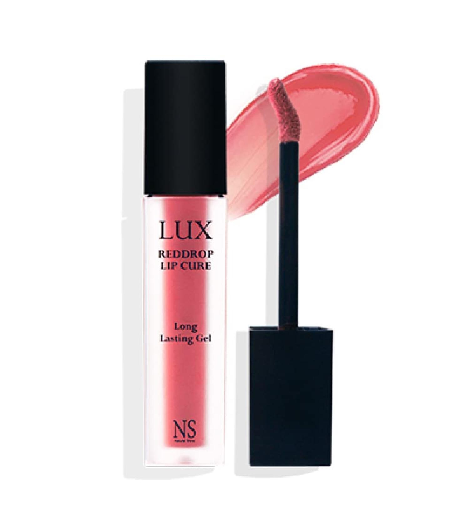 Natural Shine LUX REDDROP Lip Cure - Long Lasting Gel with Pomegranate Tint | Exfoliator & Plumping Peptide | Nourishing Formula with Natural Oils & Ceramides (0.16oz) - International Shipping Available - Buy Online on GoSupps.com