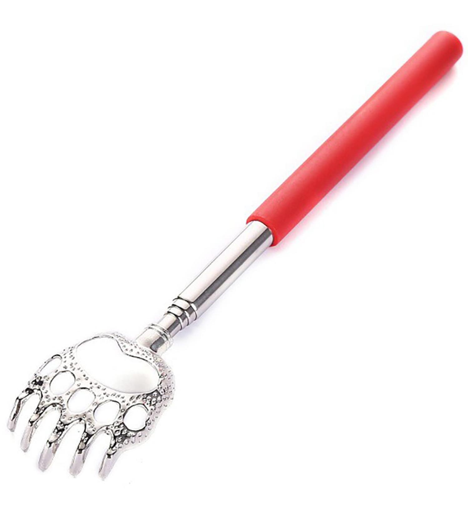 Buy Woso Back Scratch Bear Claw - Telescopic Back Massager for Humans & Pets | Soft Rubber Racks | Red - Buy Online on GoSupps.com