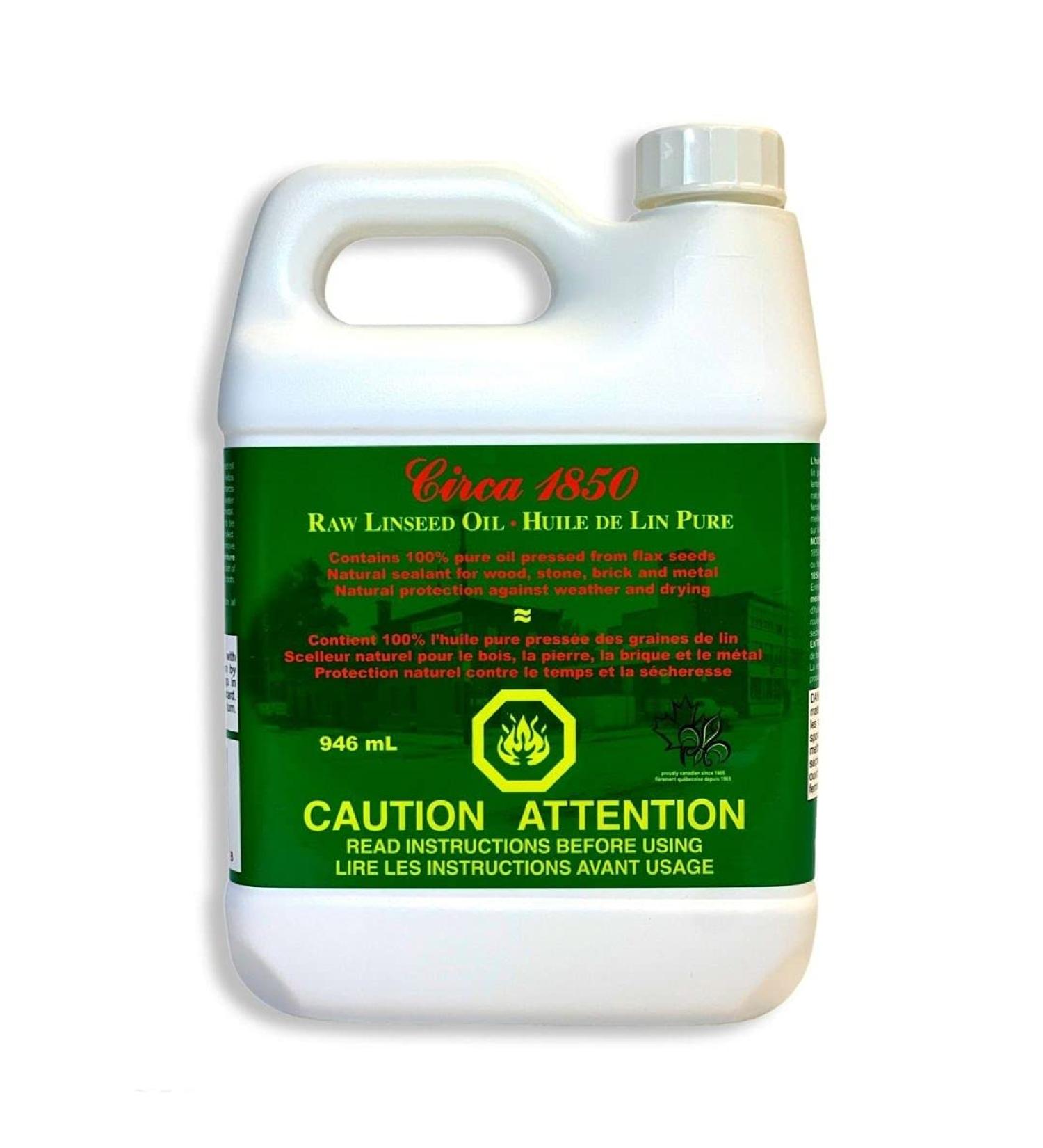 Circa 1850 Raw Linseed Oil Finish 214604 Natural Protection Against Weather and Drying Furniture and Antiques 3 78L - Buy Online on GoSupps.com