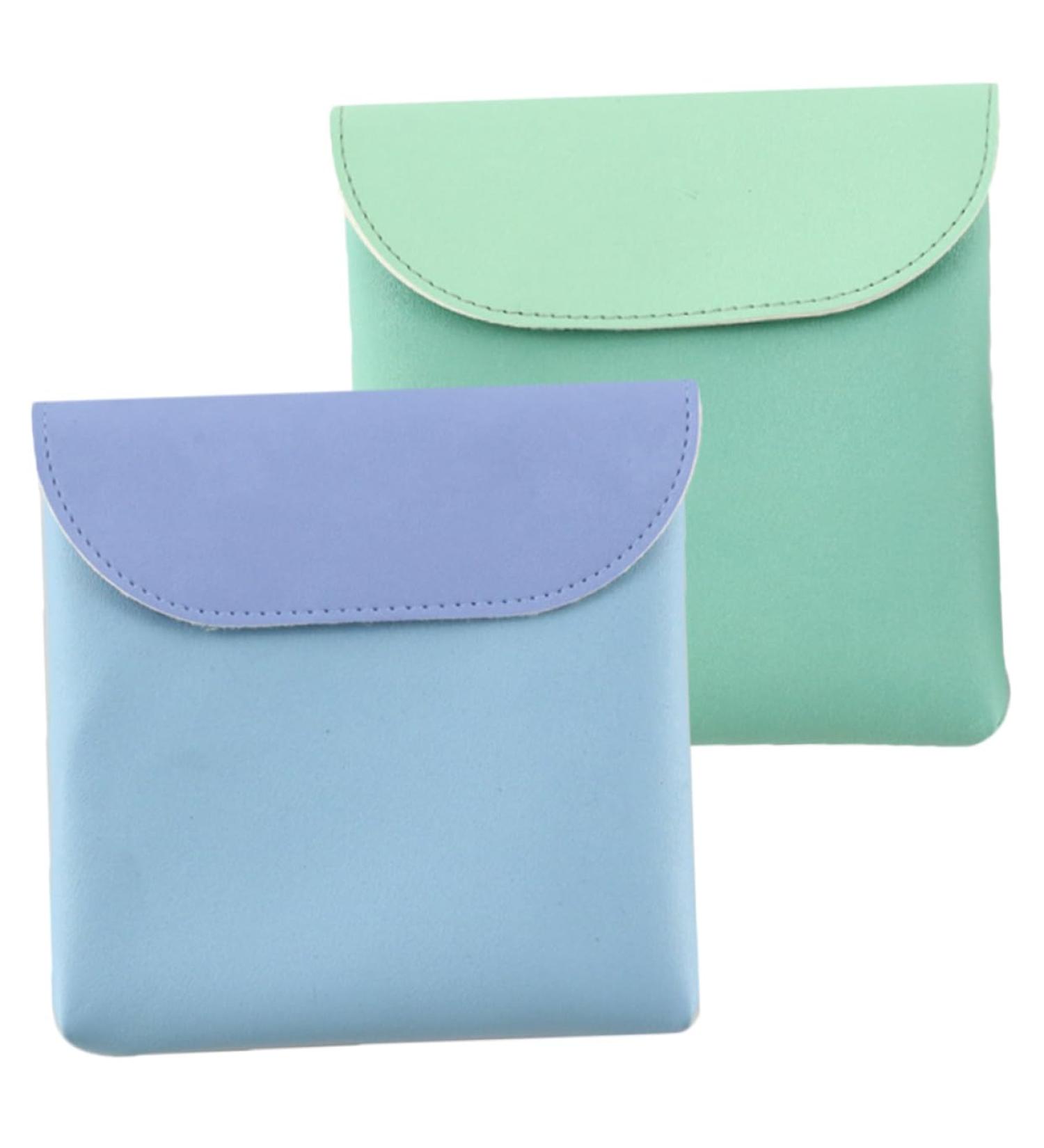 Gleavi Wallet | 2-Piece Decor Napkins & Practical Menstrual Pad/Tampon Organizer Stylish Period Bag for On-the-Go - Buy Online on GoSupps.com
