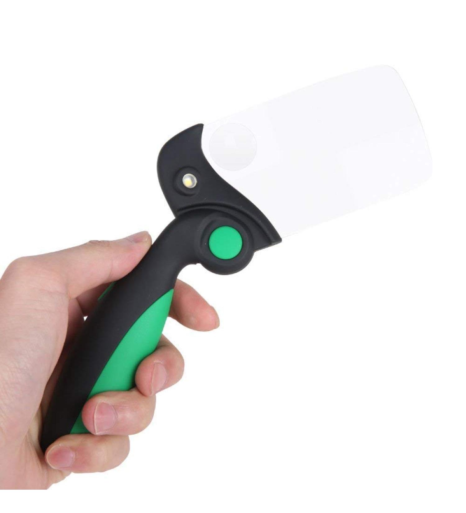Handheld LED Light Magnifier for The Elderly Children Reading Books Clock Repair Green Made in China - Buy Online on GoSupps.com