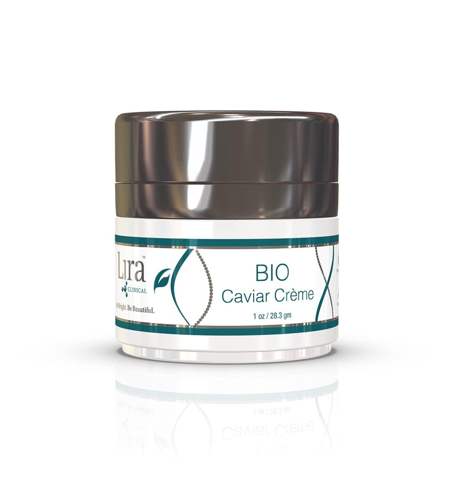 Lira Clinical Bio Caviar Creme 1oz - Anti Aging Face Moisturizer with Plant Stem Cells for Women & Men - Hydrating Anti Wrinkle Cream for All Skin Types - Buy Online on GoSupps.com