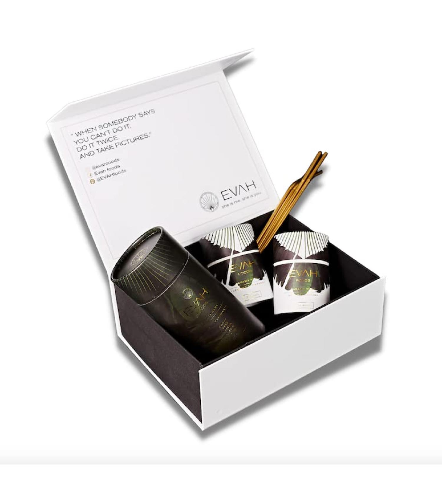 EVAH foods | Bahama mama Collection Gift Box | Superfoods mix powder 100% ORGANIC | Skin and hair beauty - Buy Online on GoSupps.com