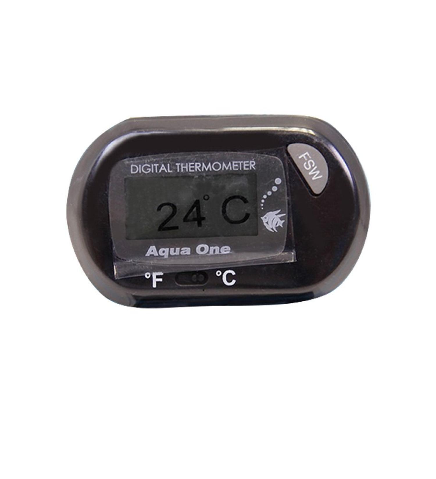 Aqua One ST-3 LCD Electronic Outside Tank Thermometer