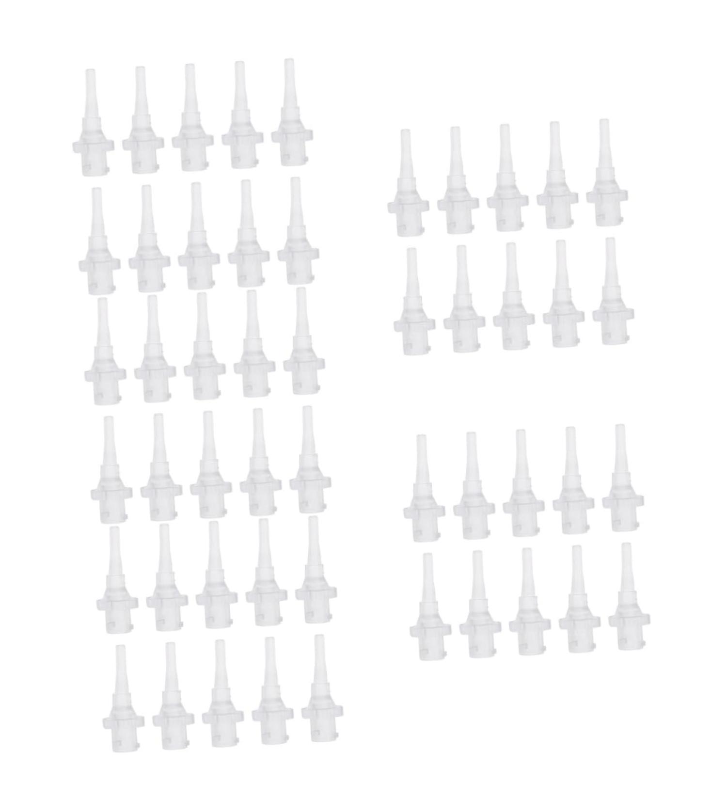 FRCOLOR Flexible Disposable Ear Washer Tips - 50 pcs White Nozzle Tool for Ear Cleaning & Flask Cleaning - Adult Size 2.8x1.1x1.1CM - Buy Online on GoSupps.com