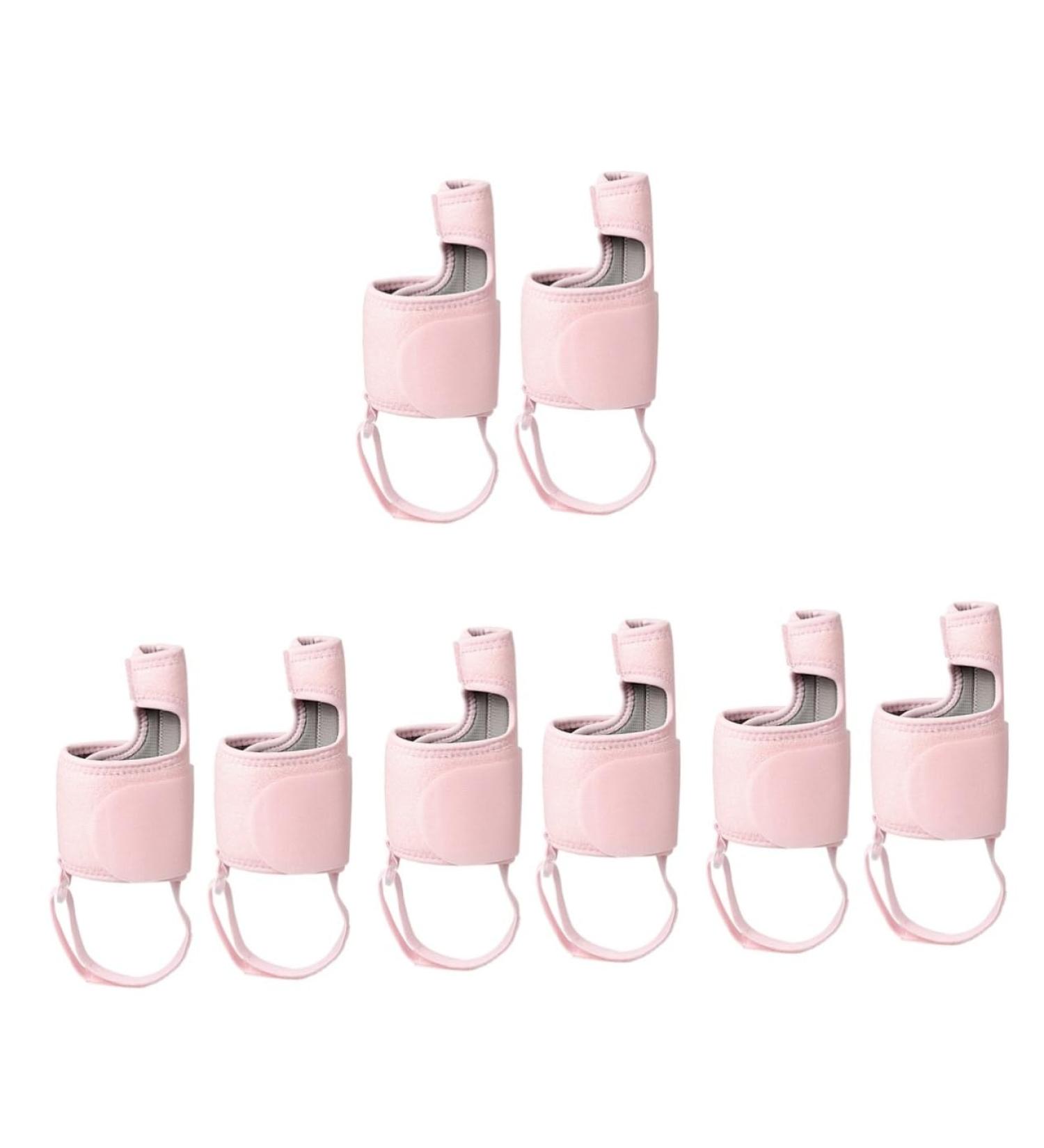 FRCOLOR Bunion Night Toe Separator & Straightener Set - 4 Pairs | Hammertoe Splint & Big Toe Pads | Portable Toe Divider | Pink - 38.5x34.5cm x4pcs - Buy Online on GoSupps.com