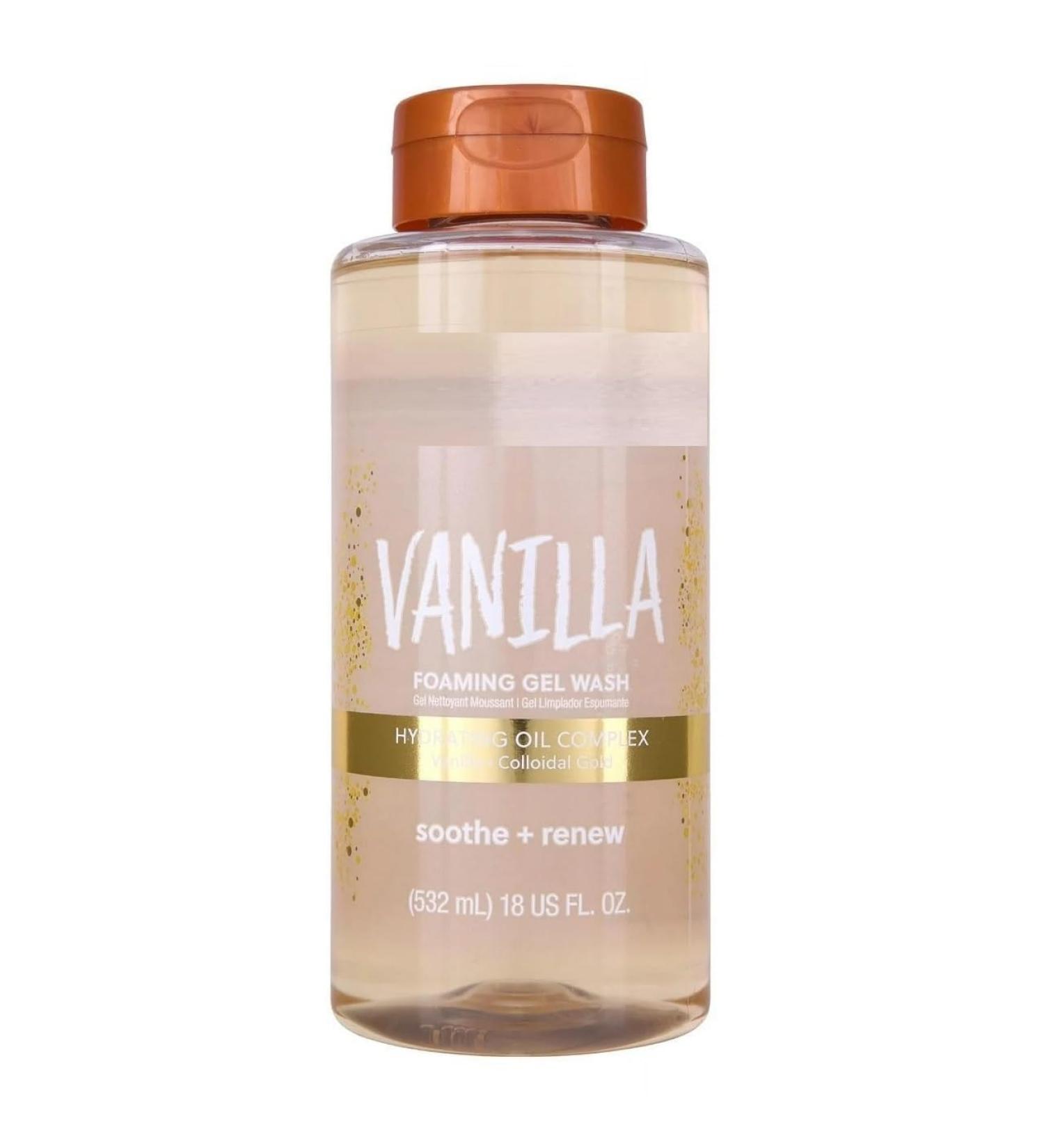 Body Wash For men & Women Soothing Foaming Gel With Vanilla 18 fl oz (pack of 1) - Buy Online on GoSupps.com