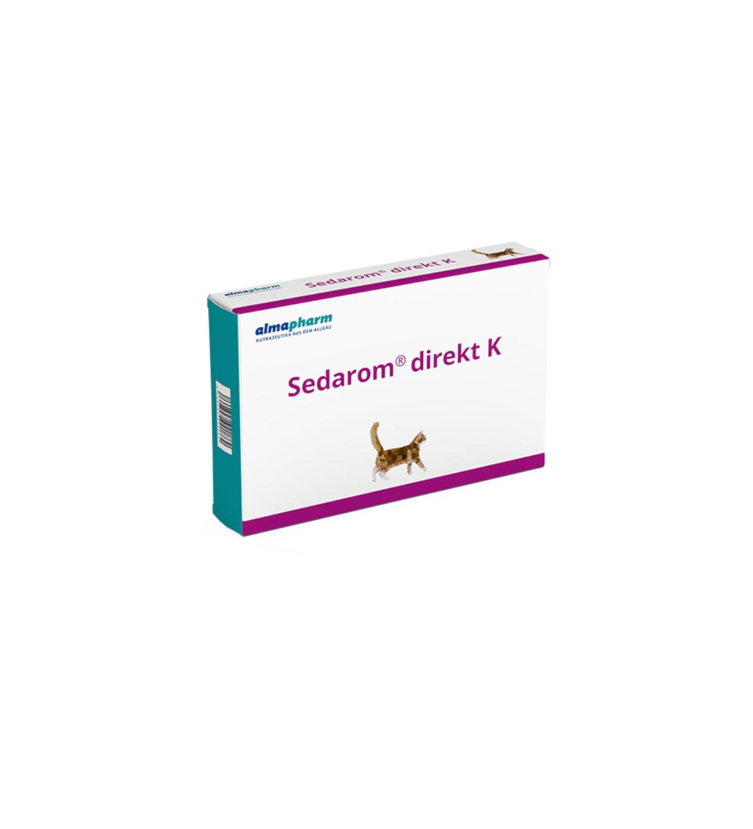 Almapharm Sedarom directly |72 tablets |Supplementary feed for cats |To support the nerve metabolism for stress shielding