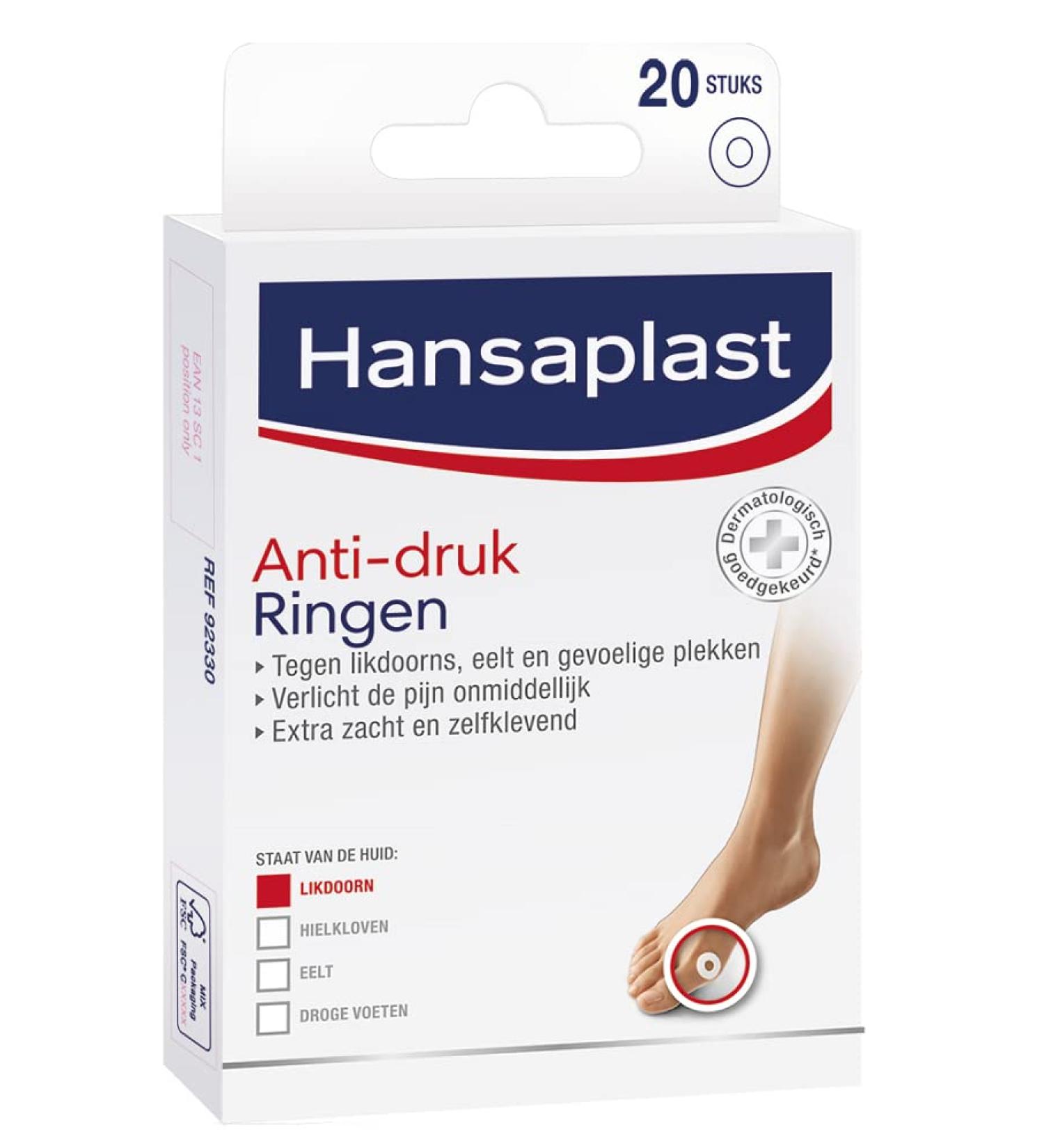 Hansaplast Foot Anti-Pressure Ring - 20 Corn & Callus Plasters for Pain Relief | Shop Now - Buy Online on GoSupps.com