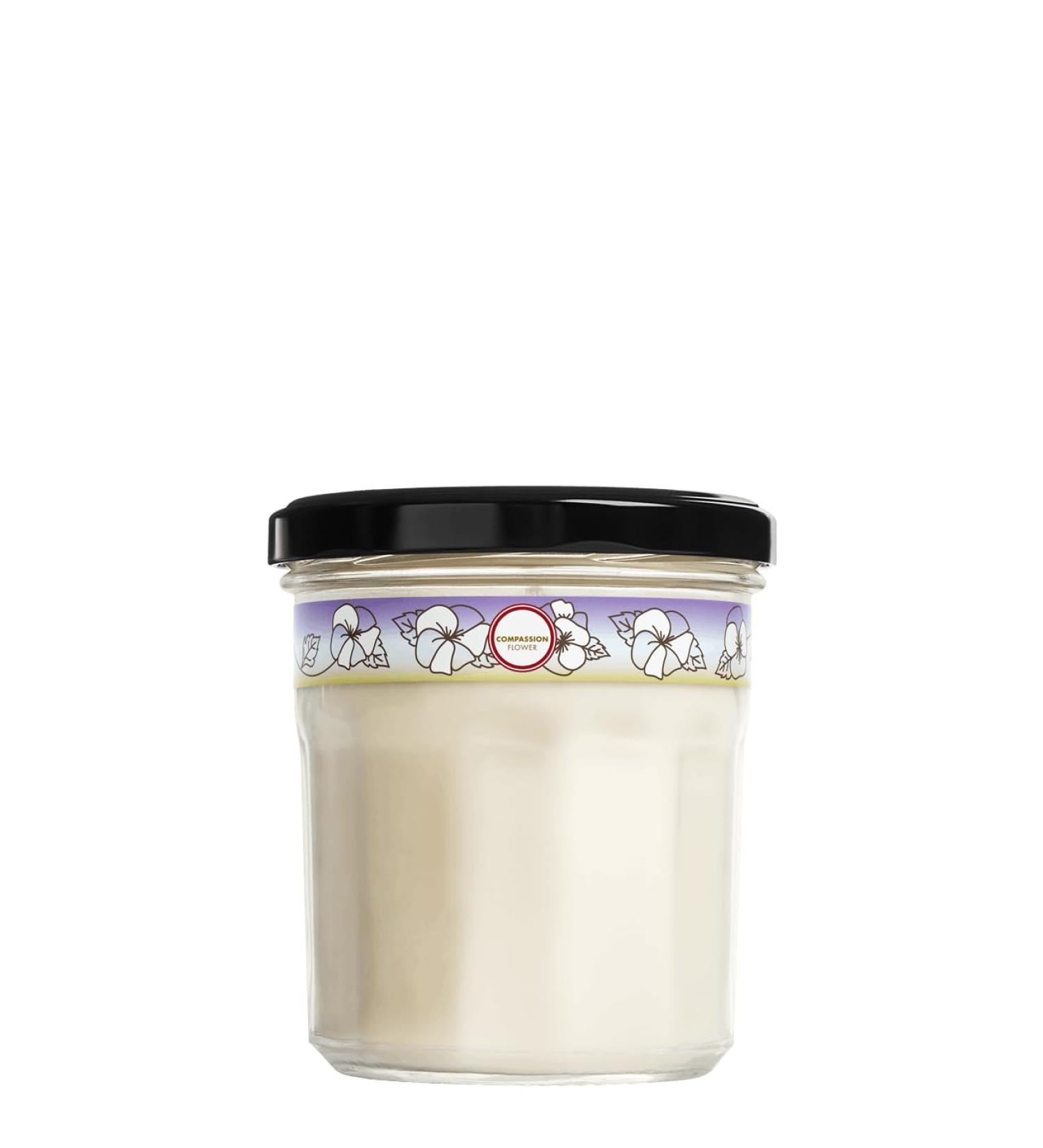 Mrs. Meyer's Clean Day Scented Soy Candle Large Compassion Flower Scent 7.2 Ounce Candle