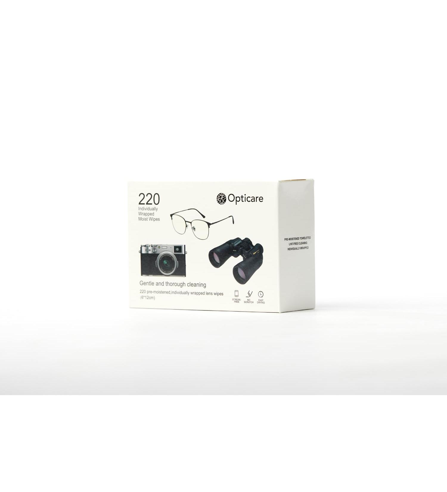 Opticare Eyeglass Lens Cleaning Wipes - Premium Imported Cleaning Pads for Crystal Clear Vision | Fast International Shipping - Buy Online on GoSupps.com