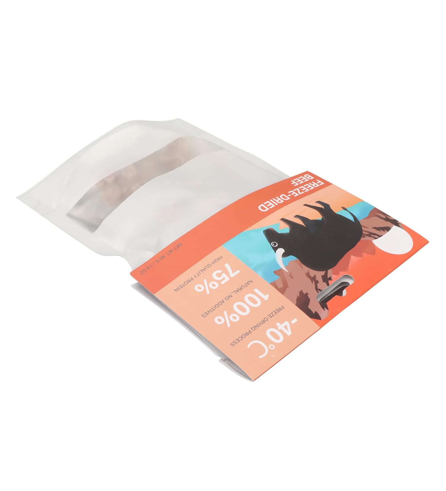 Dog Freeze Dried Food Freeze Dried Beef Grains Meat Treats Pieces High Protein Freeze Dried Meat Dry Pet Food Easy Digestion for Dogs Cats 40g - Buy Online on GoSupps.com