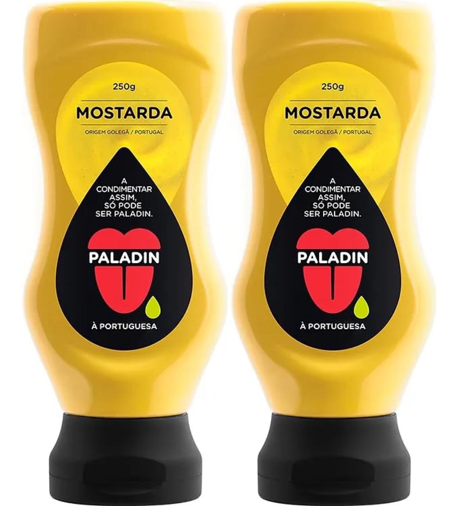 Exclusive Portuguese Paladin Mustard/Mostarda - 250g - Pack of 2 (500g)