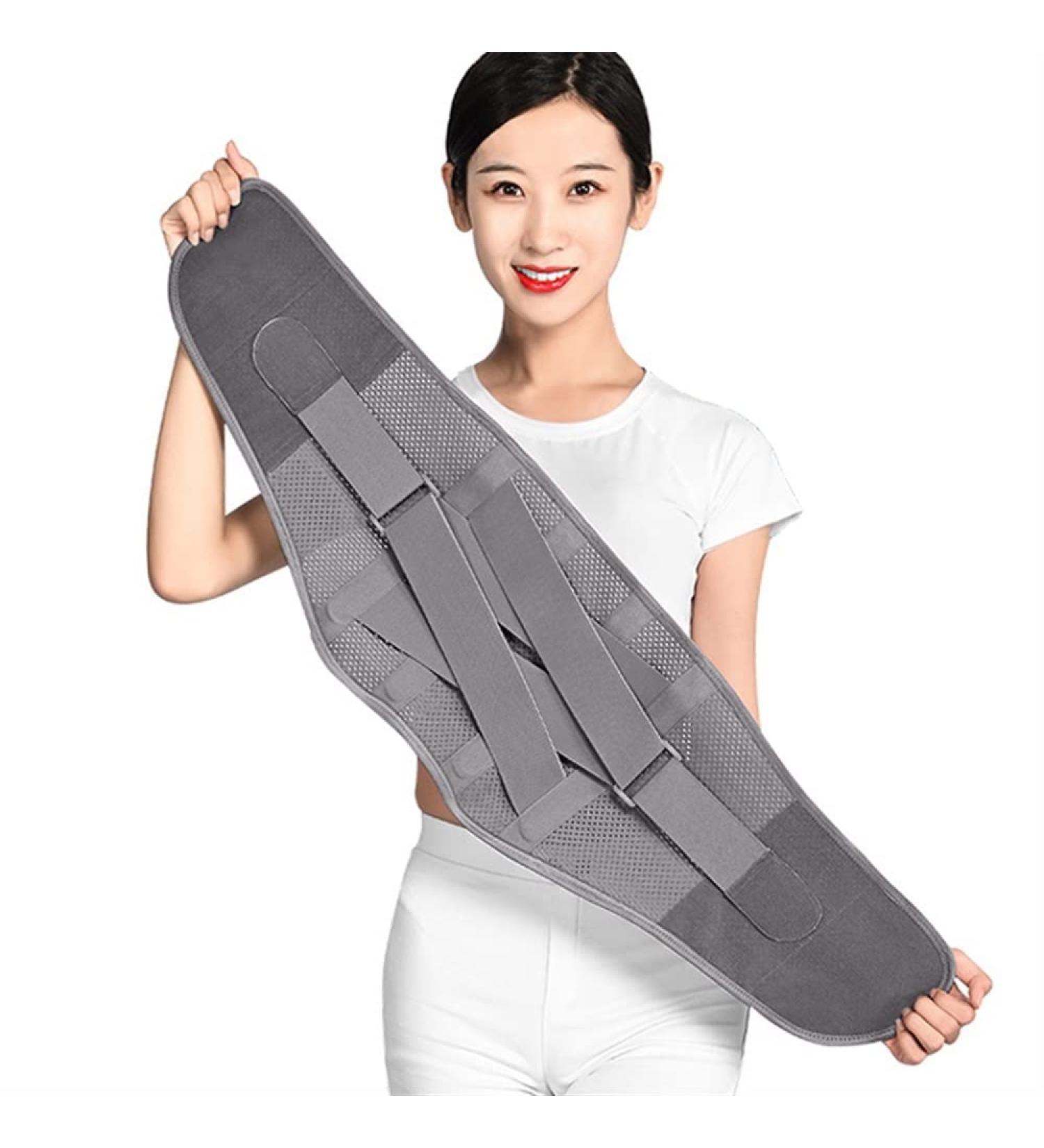 Lordosis Support Belt for Herniated Discs - Orthopedic Back Pain Relief for Men & Women | Gray M Size - Buy Online on GoSupps.com