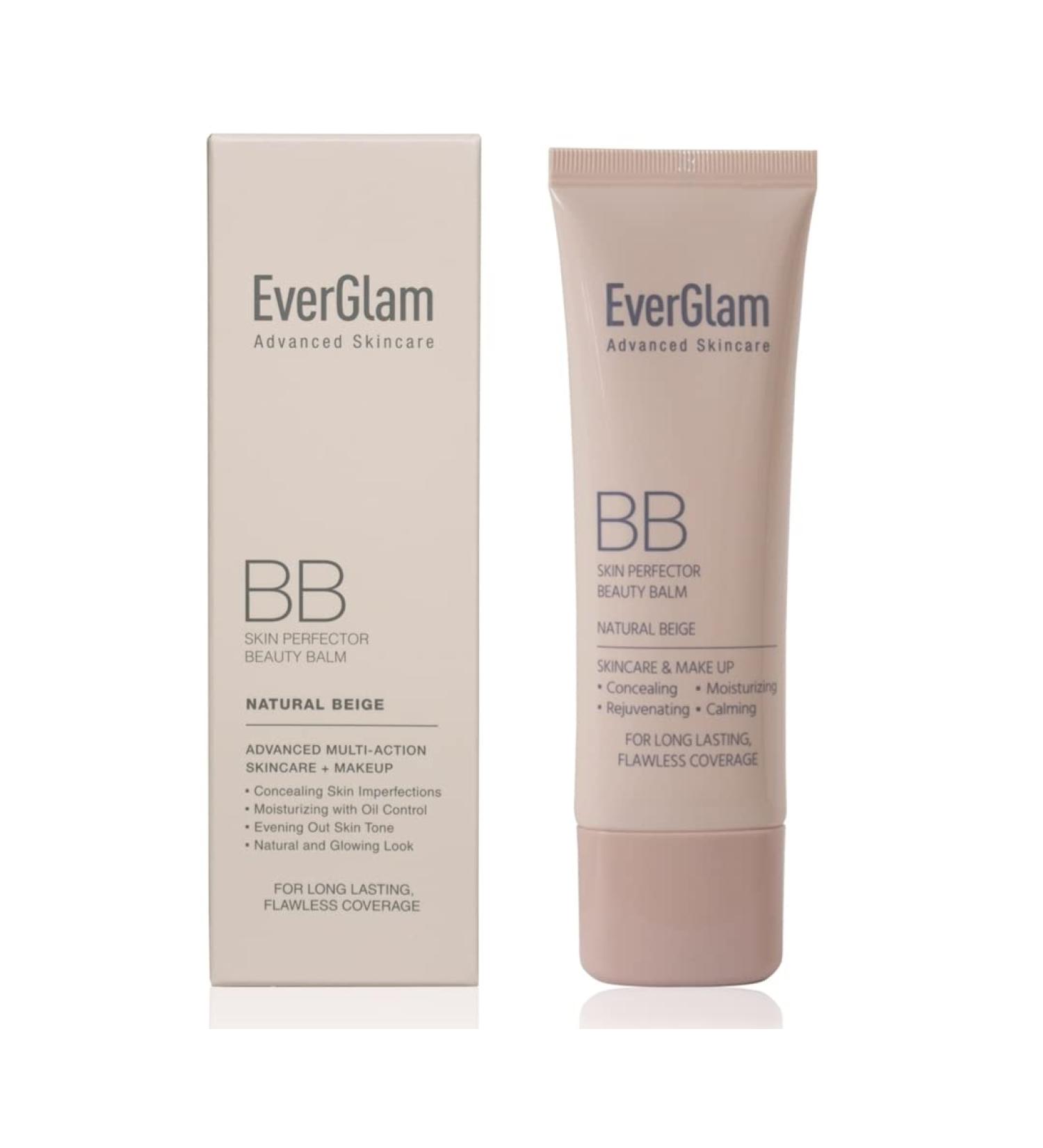 EverGlam K-Beauty Skin Perfector BB Cream - Light Medium for Flawless, Natural Glow | Multi-Function Tinted Moisturizer for All-Day Dewy Finish - Buy Online on GoSupps.com