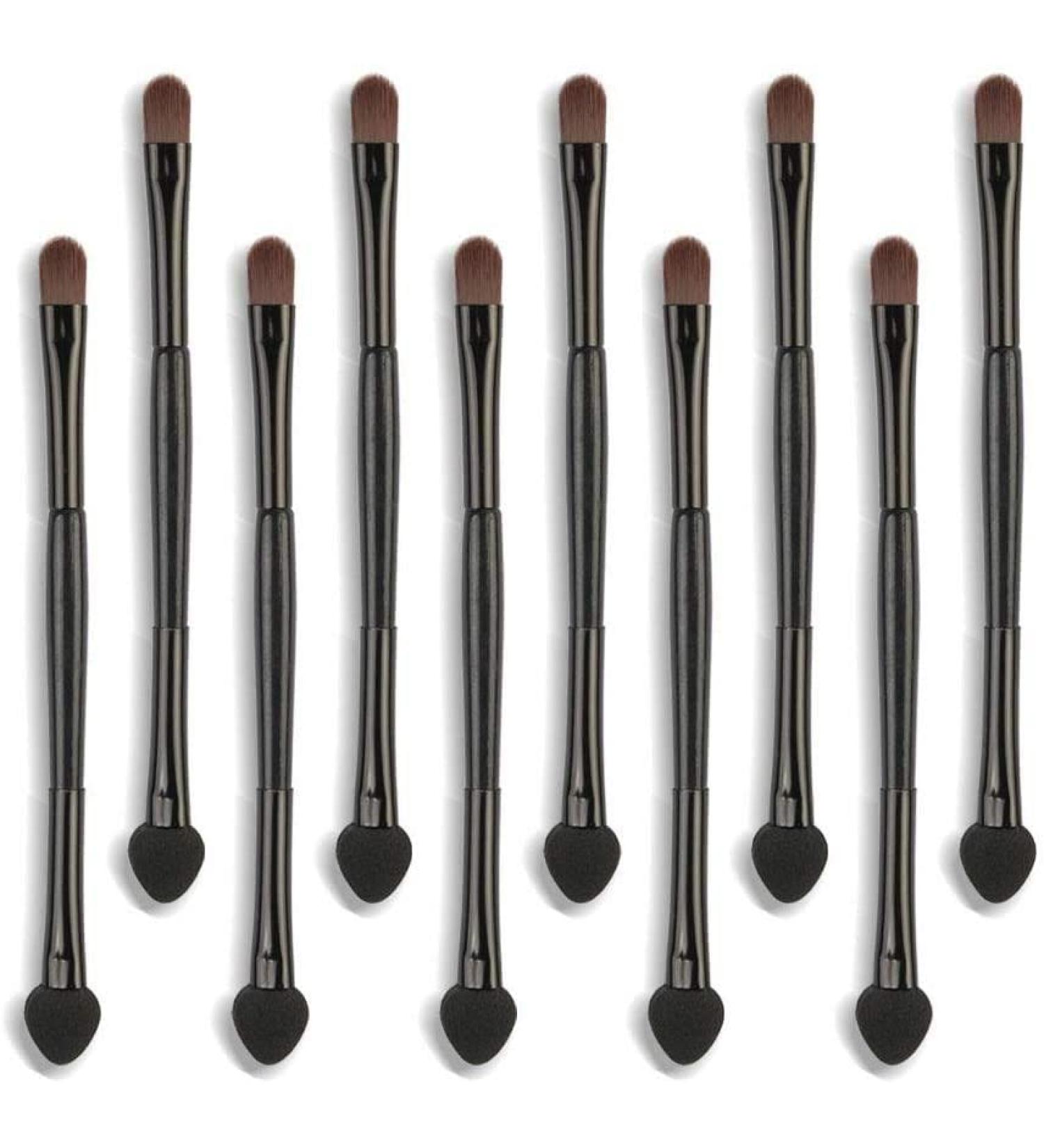 Eyeshadow Sponge Brushes Double Head Eyeshadow Brushes Tipped Oval Eyeshadow Brush Dual Sides Makeup Applicator Women Cosmetic Tools 10Pcs Professional process - Buy Online on GoSupps.com
