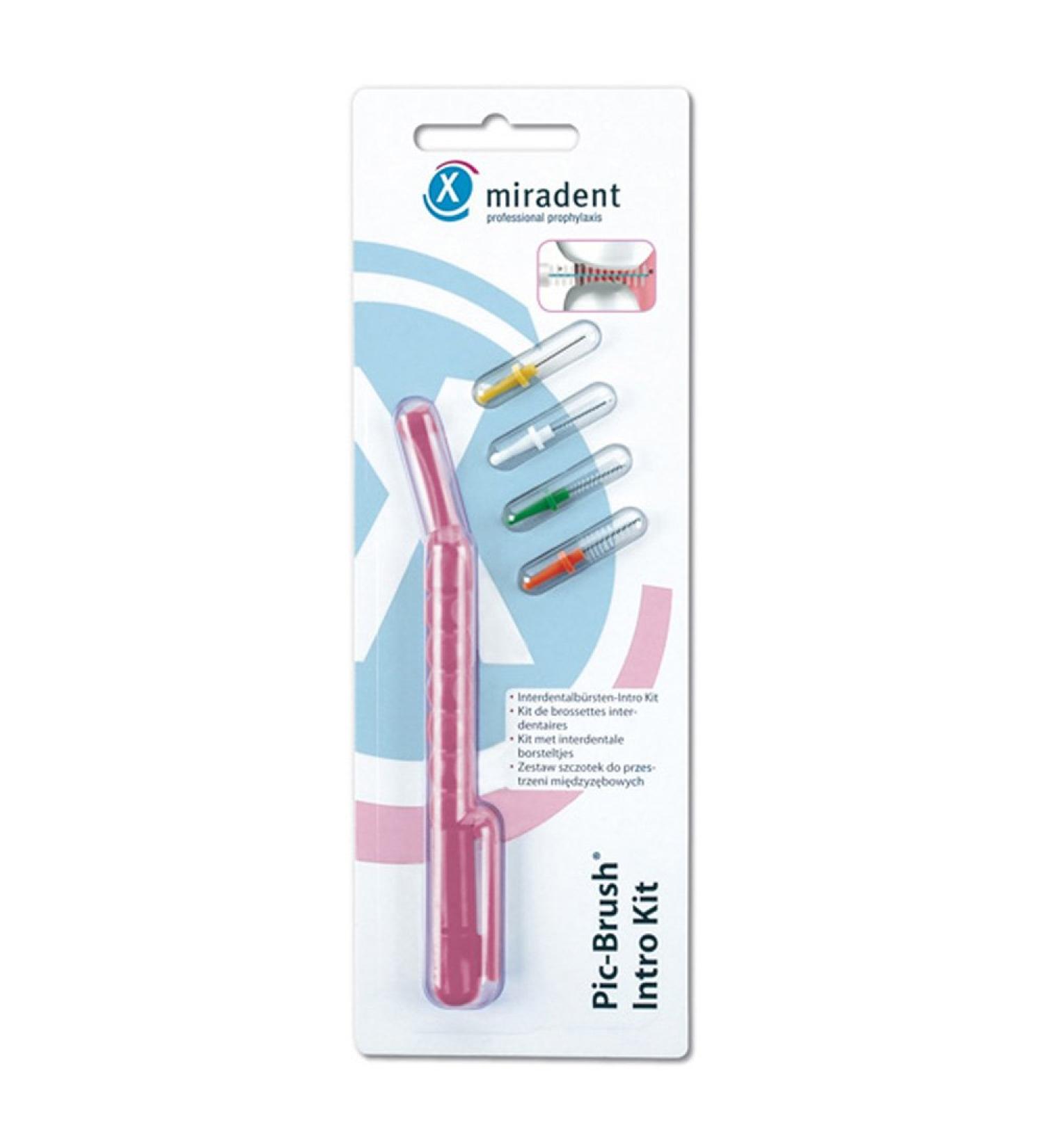 Miradent Pic-Brush Intro Kit pink-transparent 1 pc