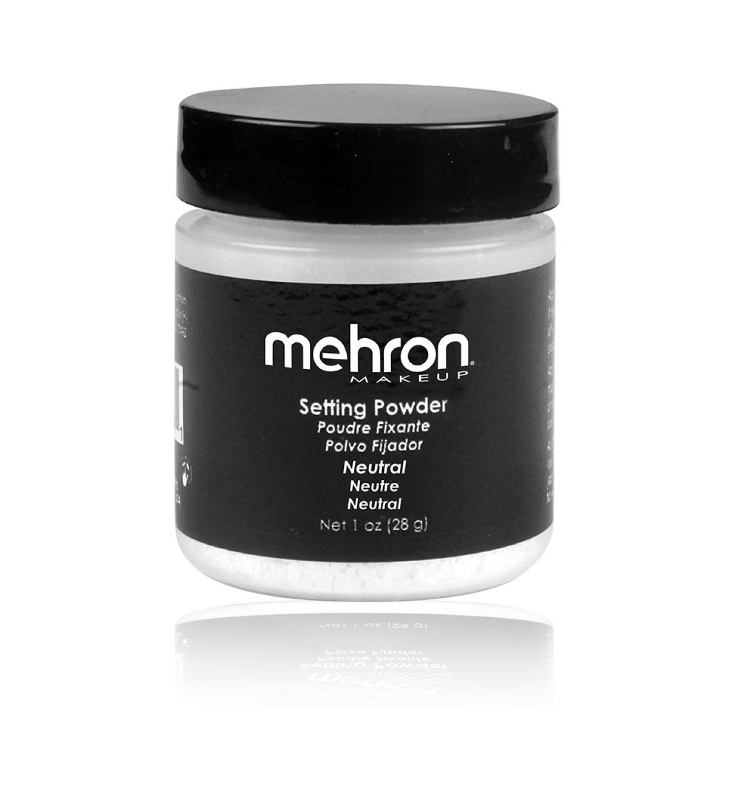 Mehron Makeup Setting Powder 1 oz - Neutral | Long-lasting Formula - Buy Online on GoSupps.com