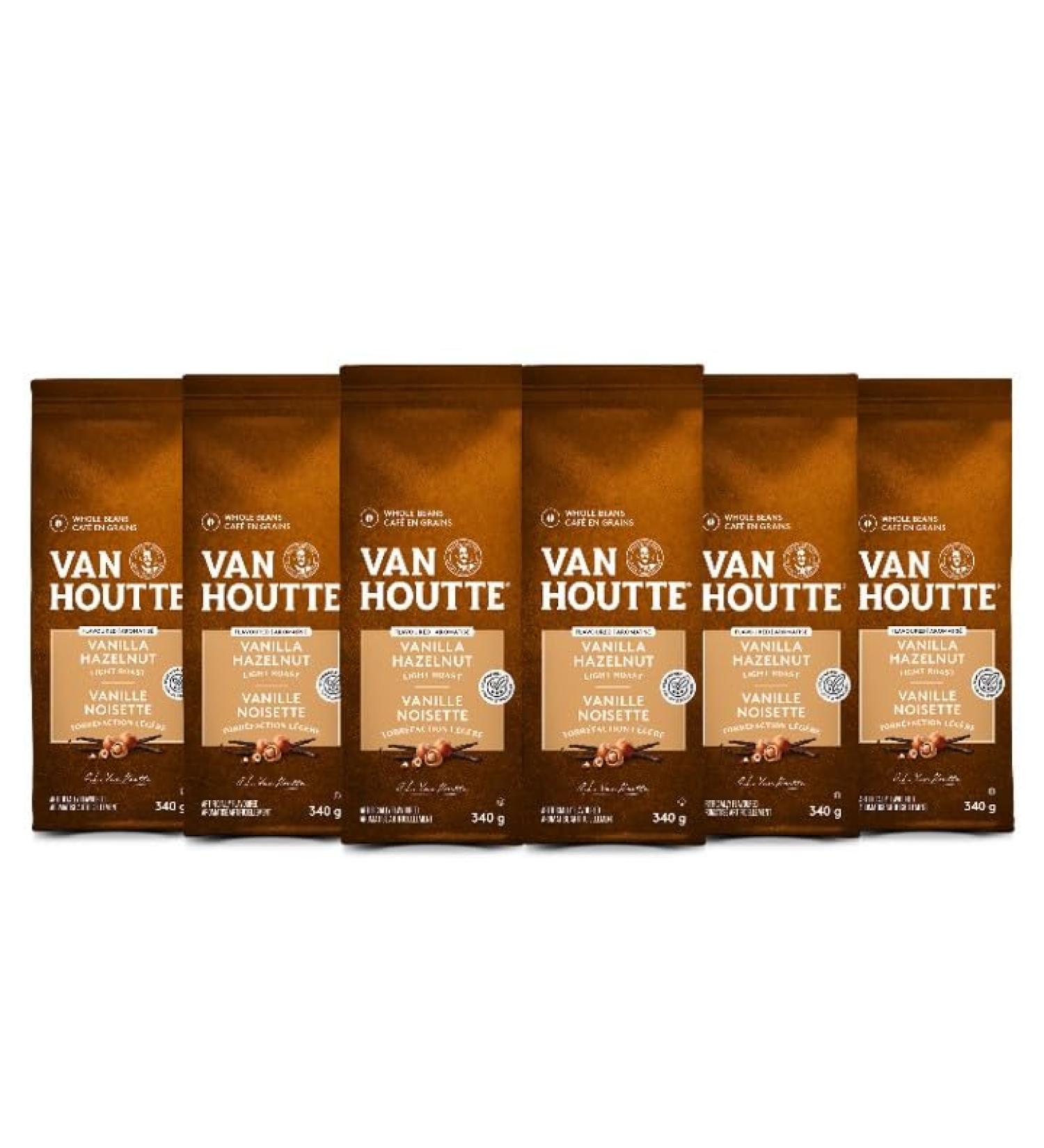 Van Houtte Vanilla Hazelnut Ground Coffee 6X340g Can Be Used With Keurig Coffee Makers Vanilla Hazelnut 2.04 KG ( Pack of 6 ) - Buy Online on GoSupps.com