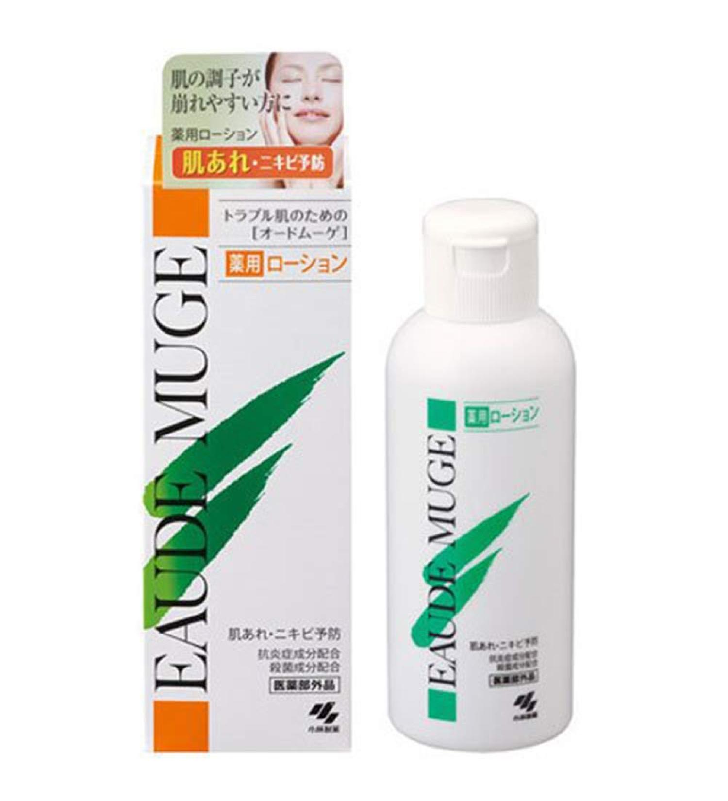 Kobayashi Pharmaceutical Eaude Muge Medicated Face Lotion - 160ml (Green Tea Set)