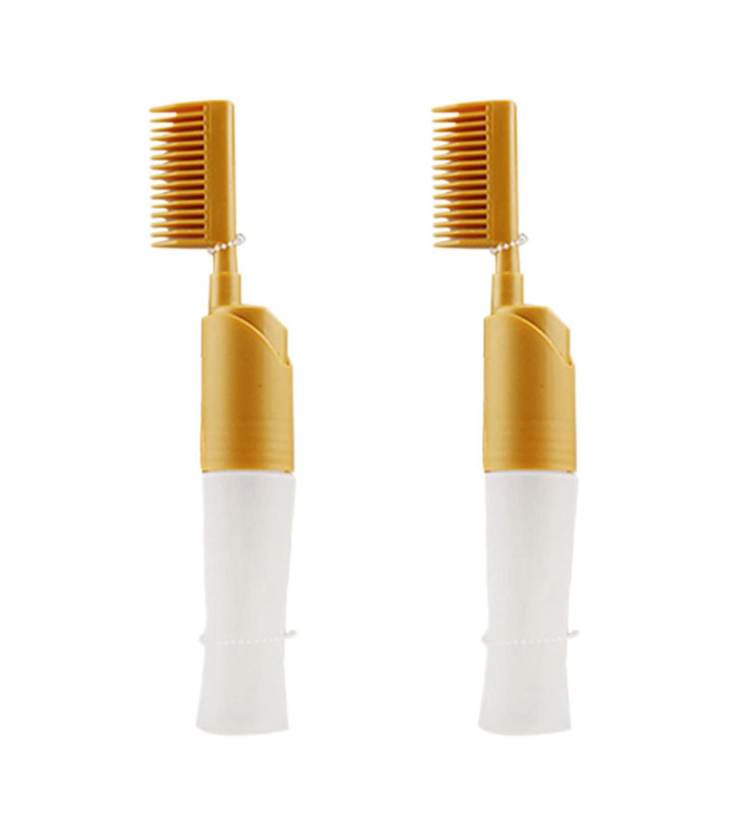 GROCKSTR 2X Hair Dyeing Comb Hair Dyeing Brush with Bottle DIY Combing Dyeing Baking Oil Brush Hair Dye Tool - Buy Online on GoSupps.com