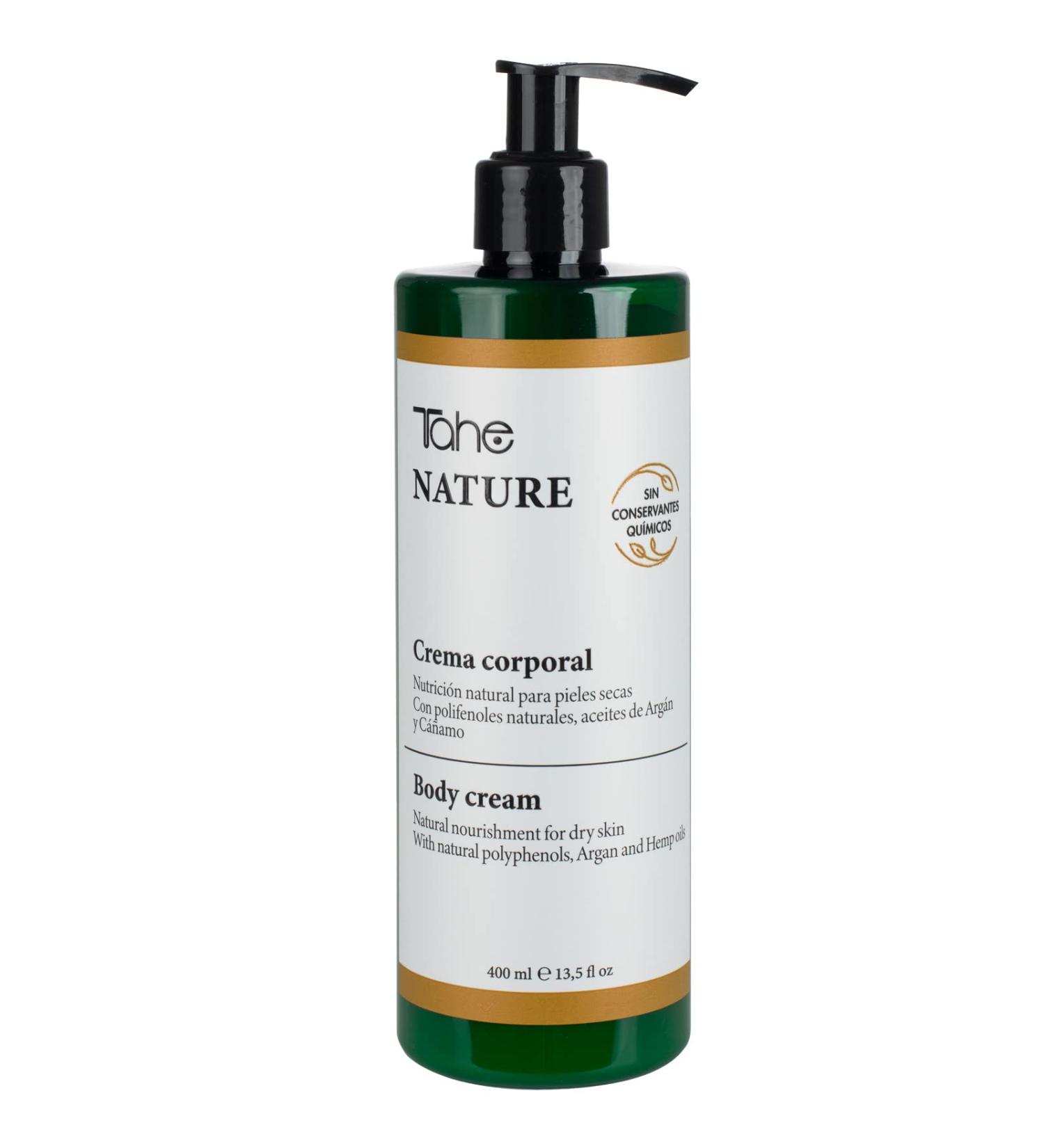 Tahe Nature Nourishing body cream with natural polyphenols ideal for dry skin 400 ml - Buy Online on GoSupps.com