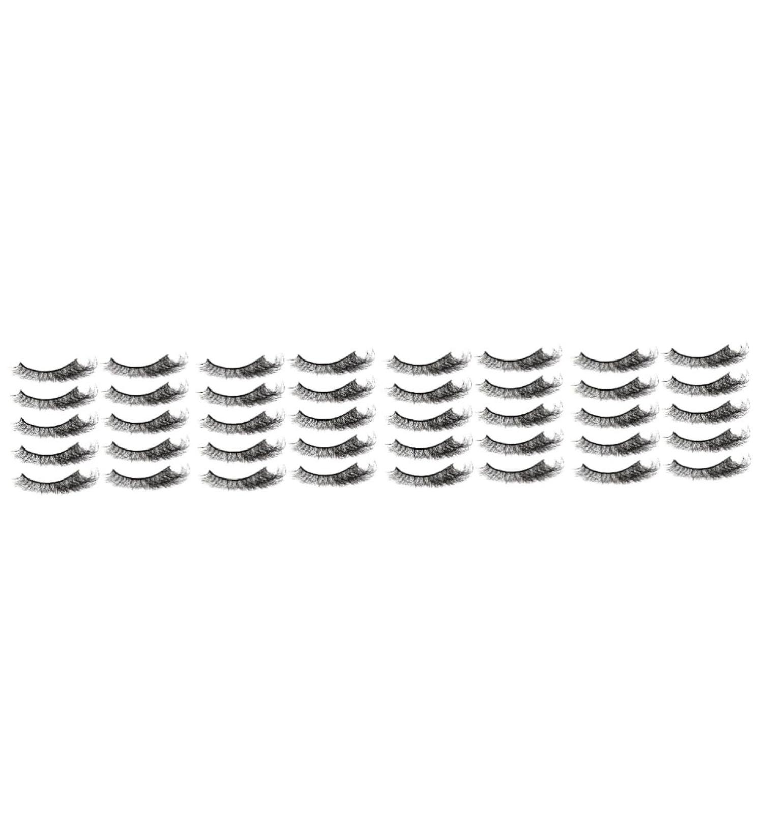Angoily 4 Boxes Messy False Eyelashes Fluffy False Lashes for Women Natural False Eyelashes Women Fake Eyelashes Natural False Lash Glitter Lashes Miss Halloween Fox Imitation - Buy Online on GoSupps.com