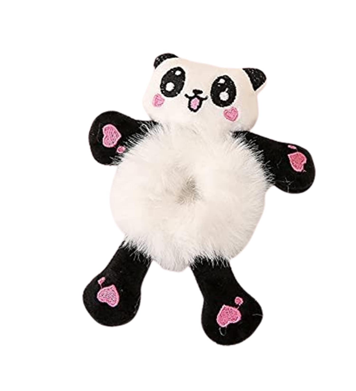 Hair Tie Cartoon Panda Hair Band Cute Elastic Hair Scrunchy for Girls Women - Buy Online on GoSupps.com