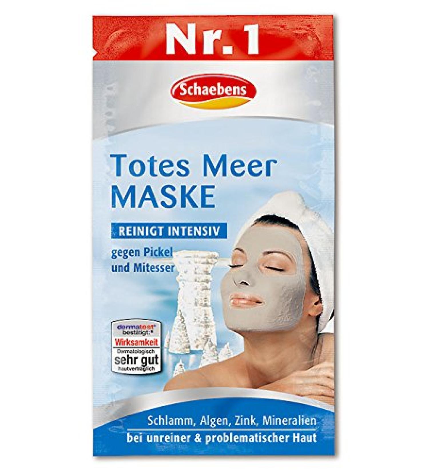 Schaebens Dead Sea Mask pack of 10 (10 x 15 ml)