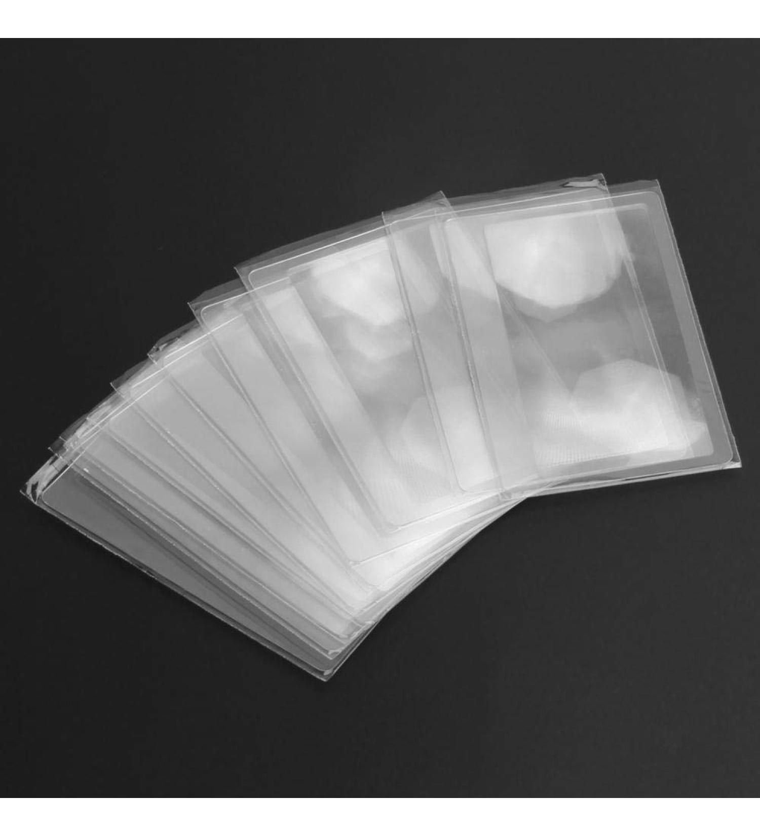 Handheld Magnifying Glass 1/10 PCS 3 X Magnifier Magnification Magnifying Fresnel LENS 8 * 5.5 * 0.04cm Pocket Credit Card Size Transparent magnifying glass Reading/Obeservation/Repairing Read Magnify 1pc - Buy Online on GoSupps.com