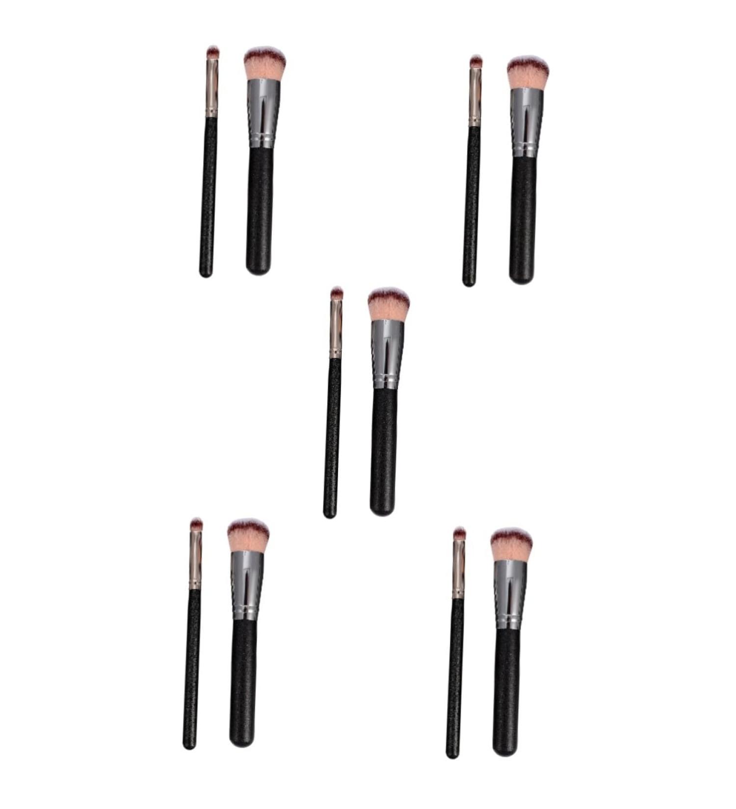 Buy Housoutil 10 Pcs Makeup Brush Set Foundation Eyelash Lipstick Concealer & More | Premium Synthetic Brushes for Flawless Application | International Shipping Available - Buy Online on GoSupps.com