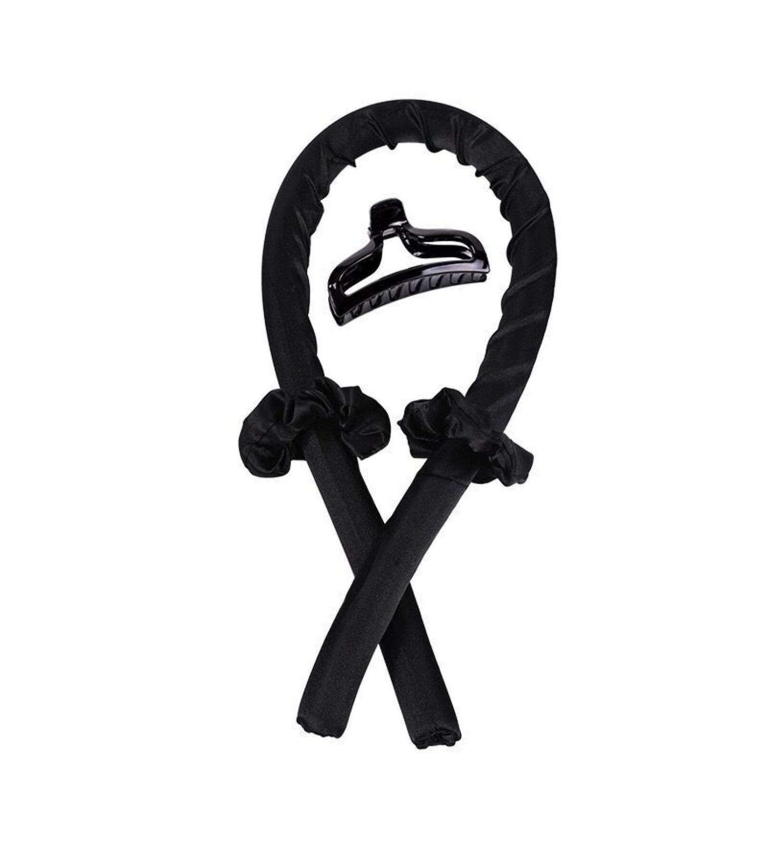 Miyabitors Hair Rope 3Piece Set of Curling Iron Hair Clips Hair Hoop Lazy Sleeping Free Iron Curling Iron Big Wave Curling Iron