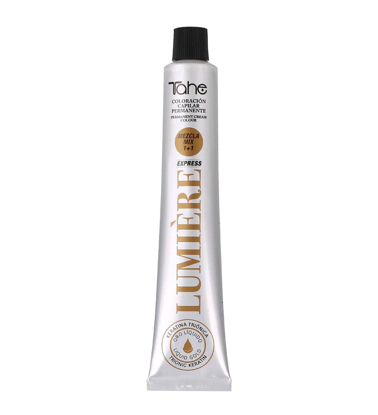 Lumiere Express Permanent Color Cream # 3 (Dark Brown) 100ml / 3.38oz with Trionic Keratin