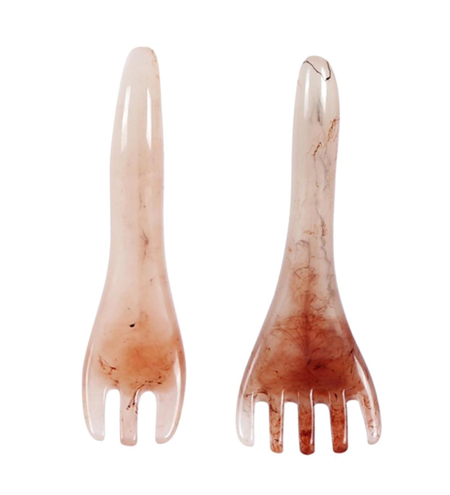 Frcolor 2-in-1 Scalp & Facial Massage Brush Gua Sha Ridge Comb for Deep Scratching & Relaxation | International Shipping Available - Buy Online on GoSupps.com